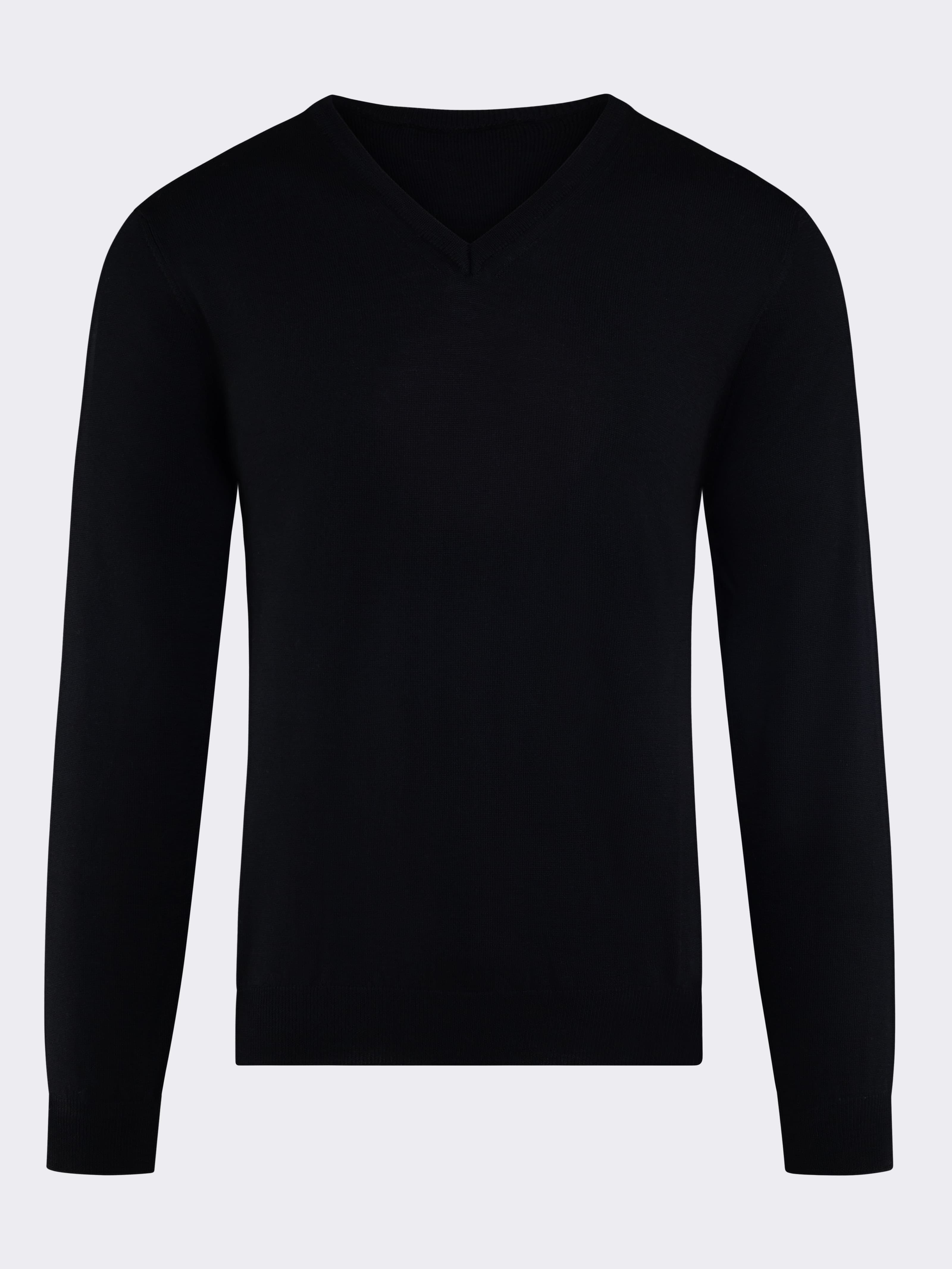 Maglia Scollo a v Uomo manica Lunga in 100% Lana Merino - Image 4
