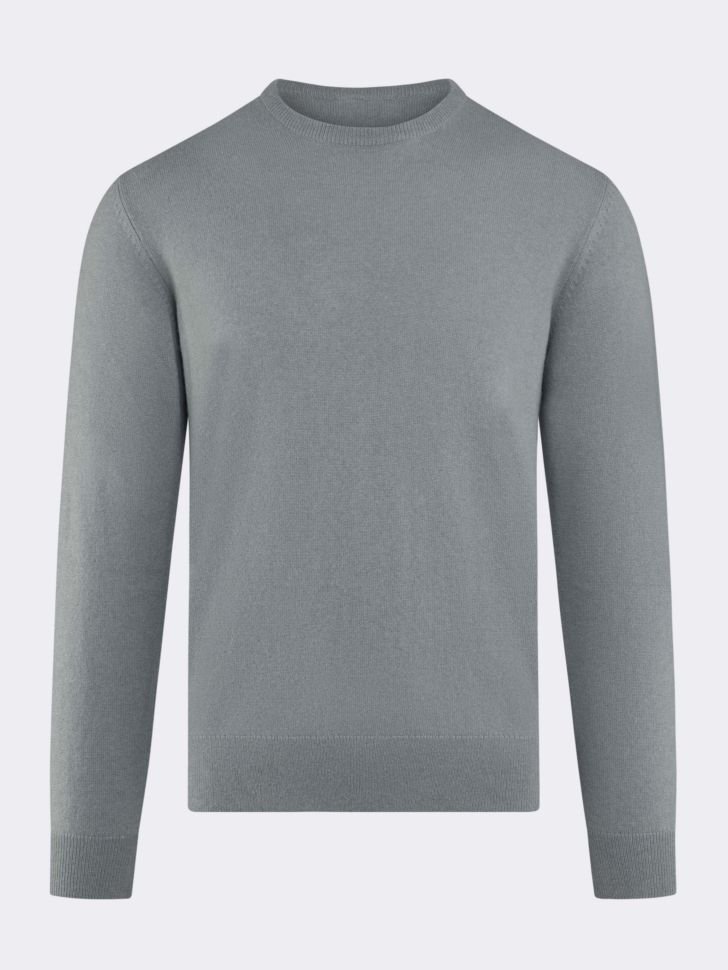 Maglia girocollo uomo manica lunga in 100% Cashmere - Image 4