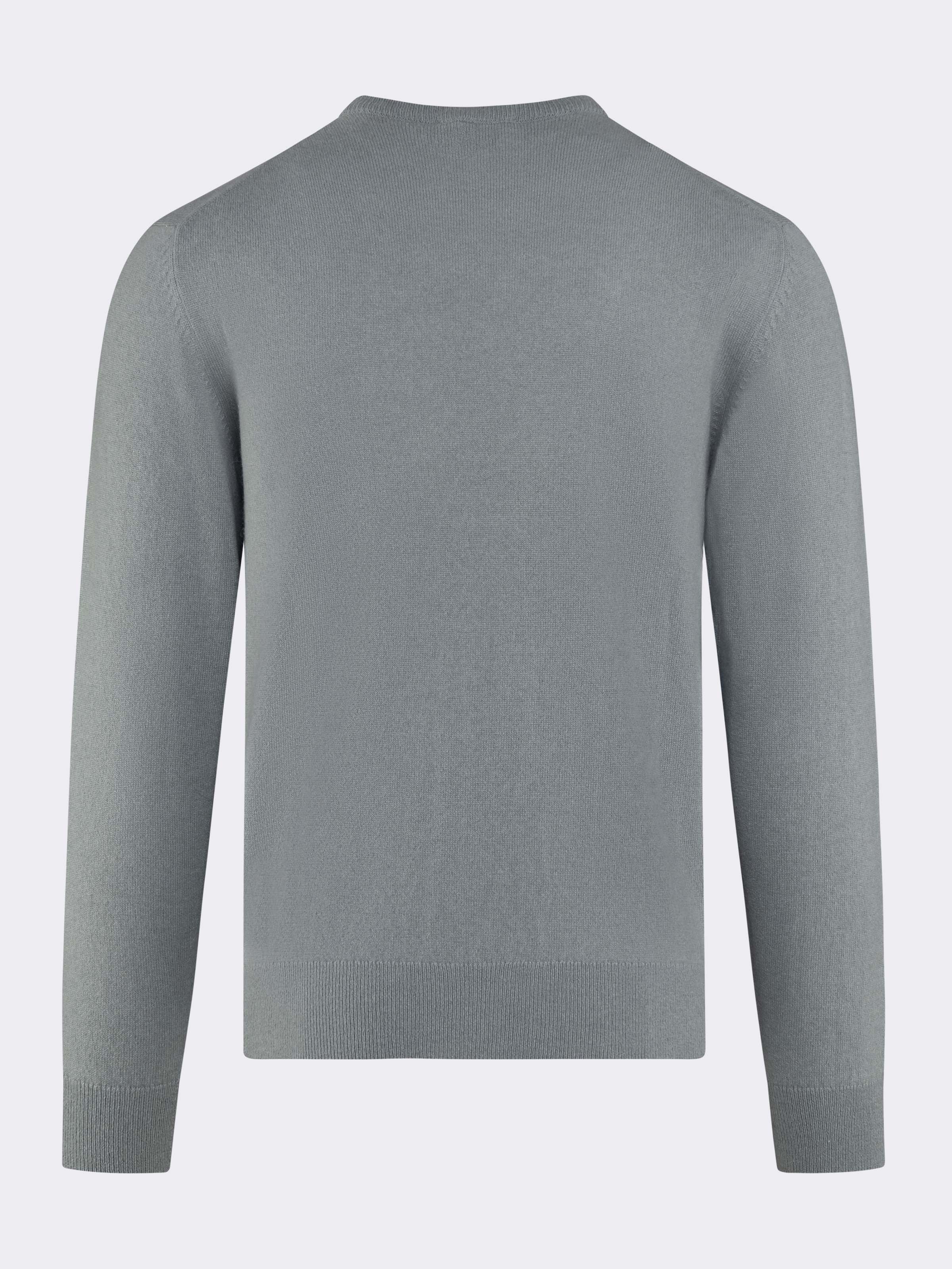 Maglia girocollo uomo manica lunga in 100% Cashmere - Image 5