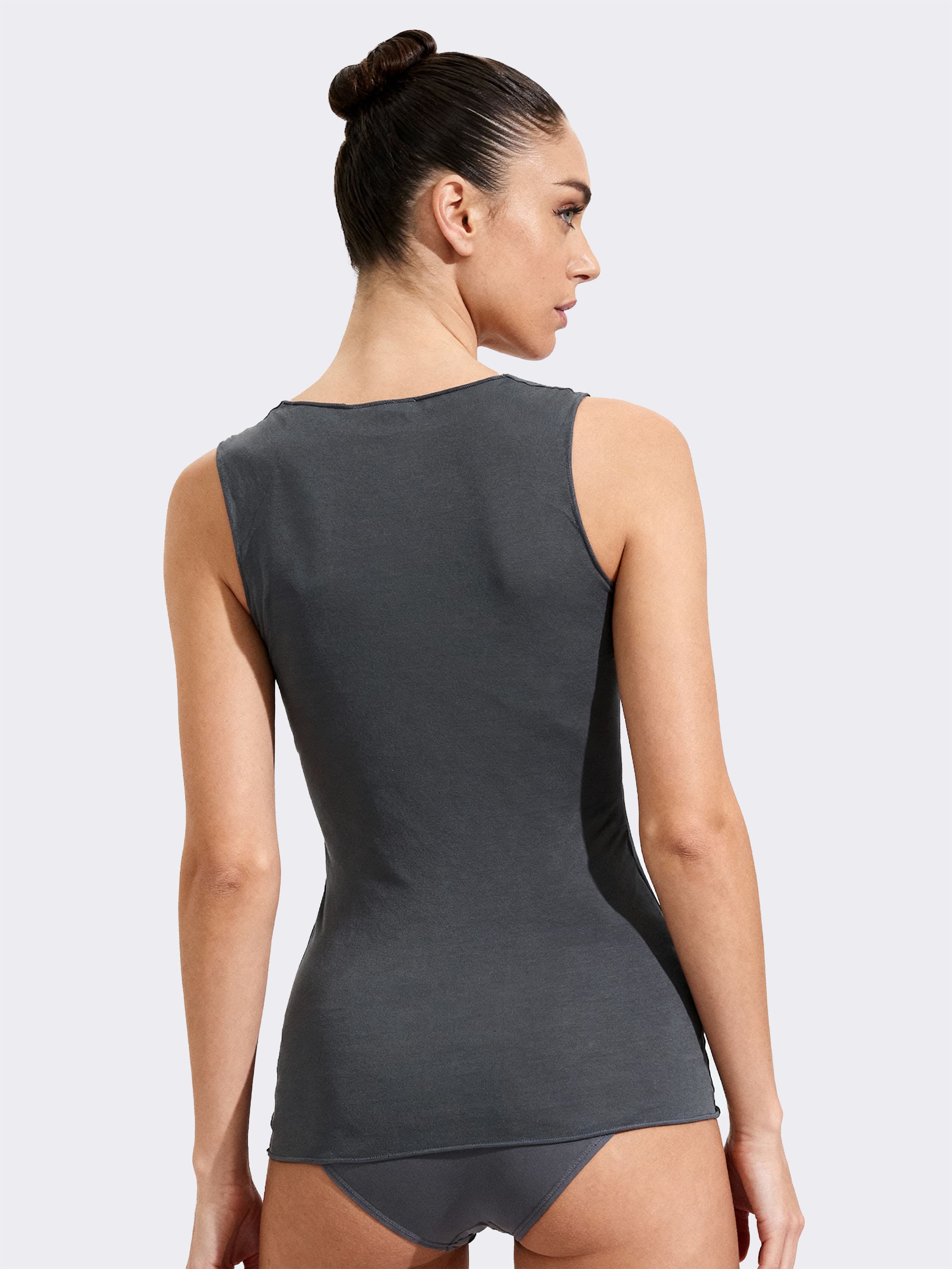 Maglia Donna Girocollo a in Cashmere & senza Maniche - Intimo Elegante e Caldo - Image 2