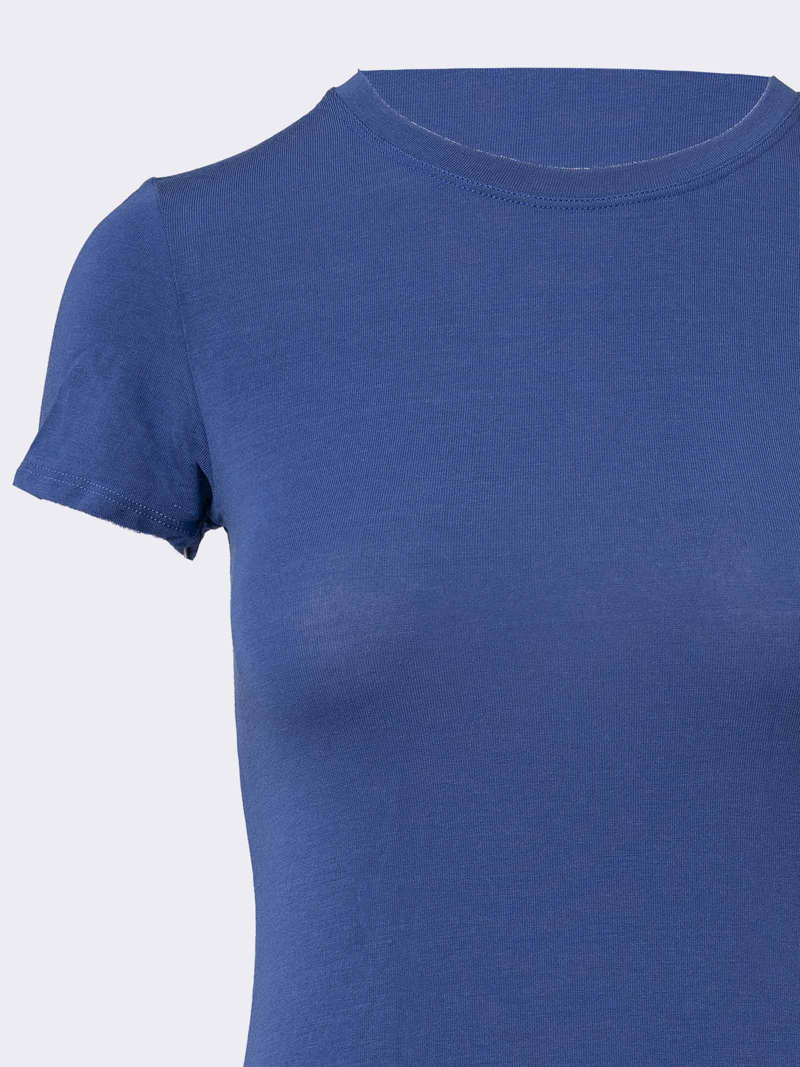 Maglia Donna Girocollo & Modal Manica Corta - Intimo Elegante e Caldo - Image 3