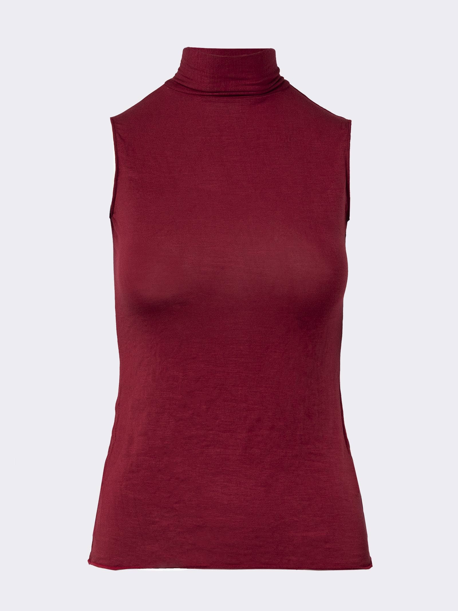 Canotta Dolcevita Donna in Cashmere e Modal, Intimo Elegante e Caldo - Image 1