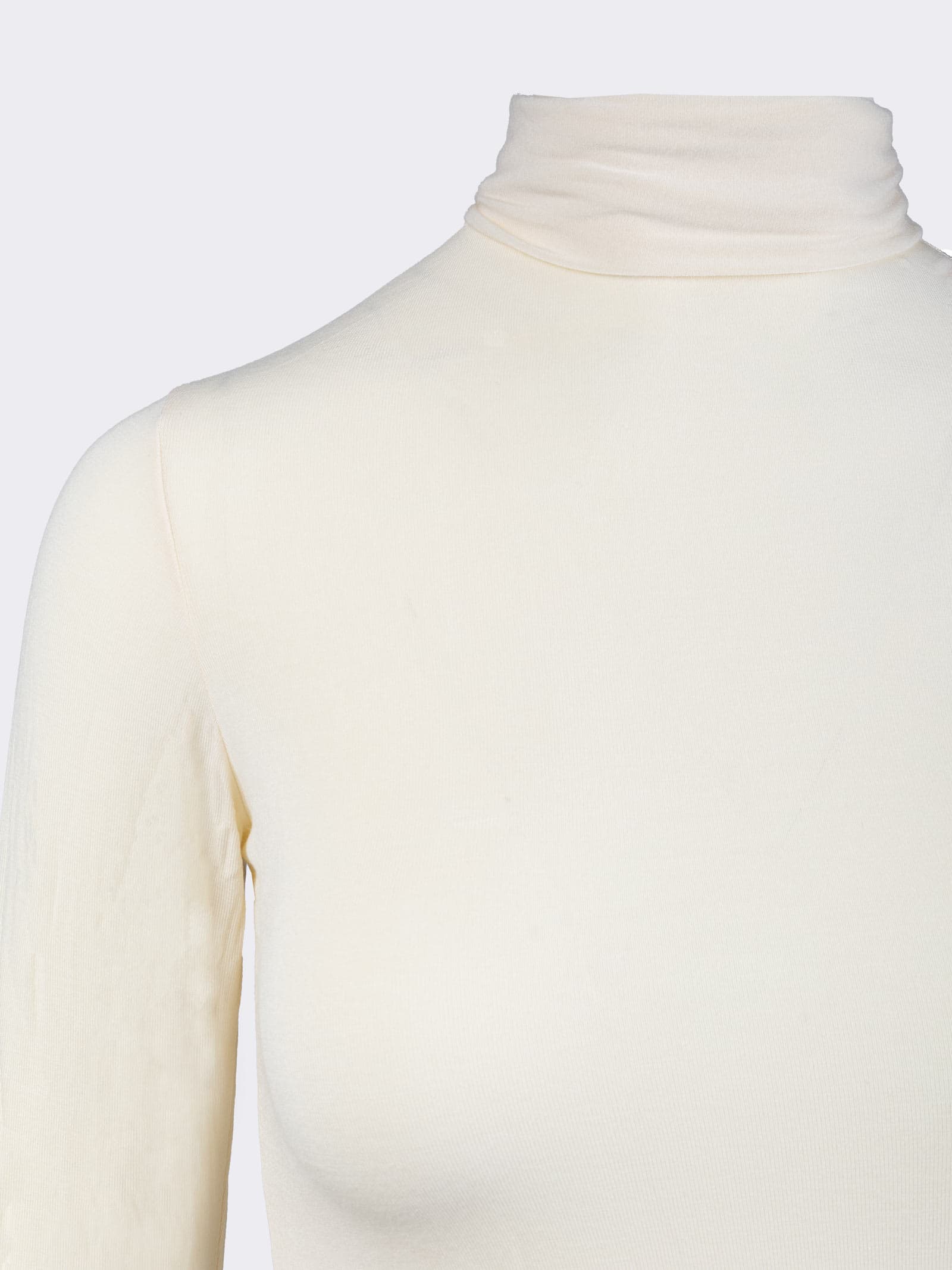 Maglia Donna Collo Dolcevita in Cashmere & Modal Manica Lunga - Intimo Elegante e Caldo - Image 3