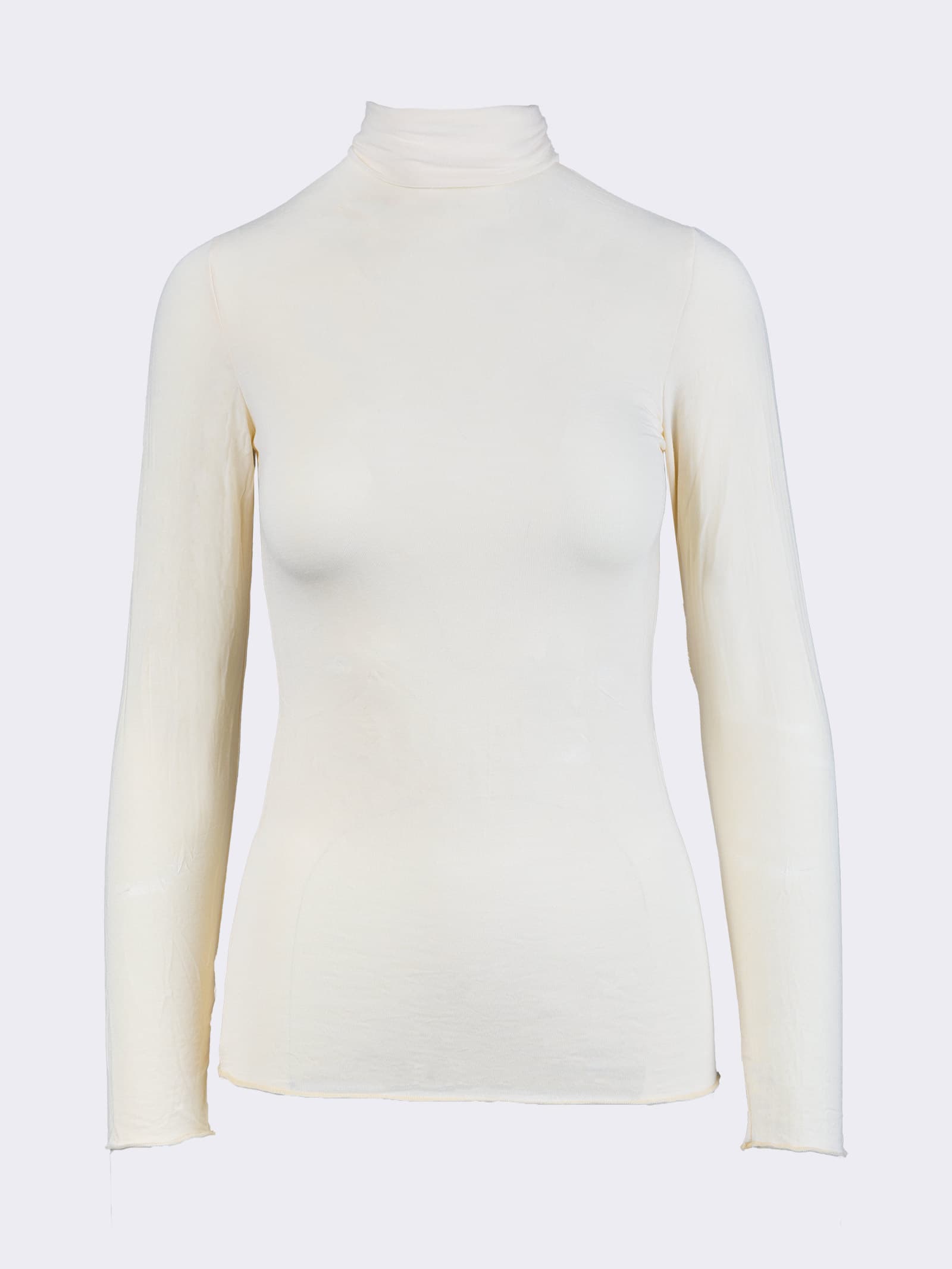 Maglia Donna Collo Dolcevita in Cashmere & Modal Manica Lunga - Intimo Elegante e Caldo - Image 4