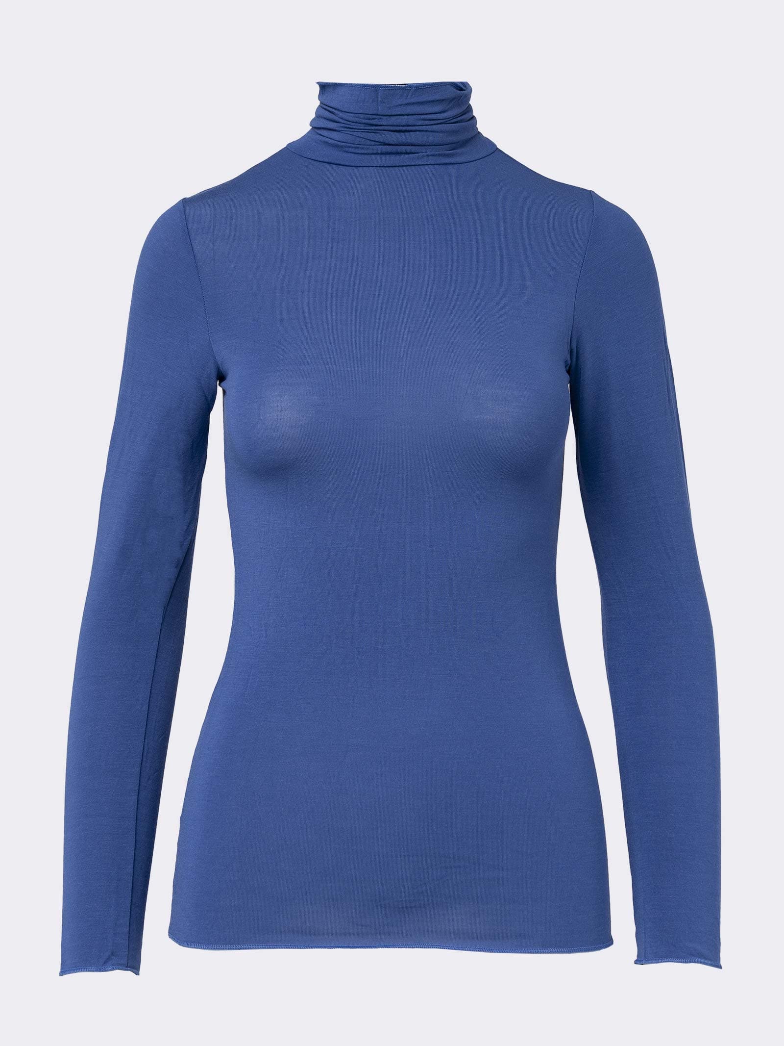 Maglia Cashmere E Modal Maniche Lunghe | Collo Alto, Morbida E Calda