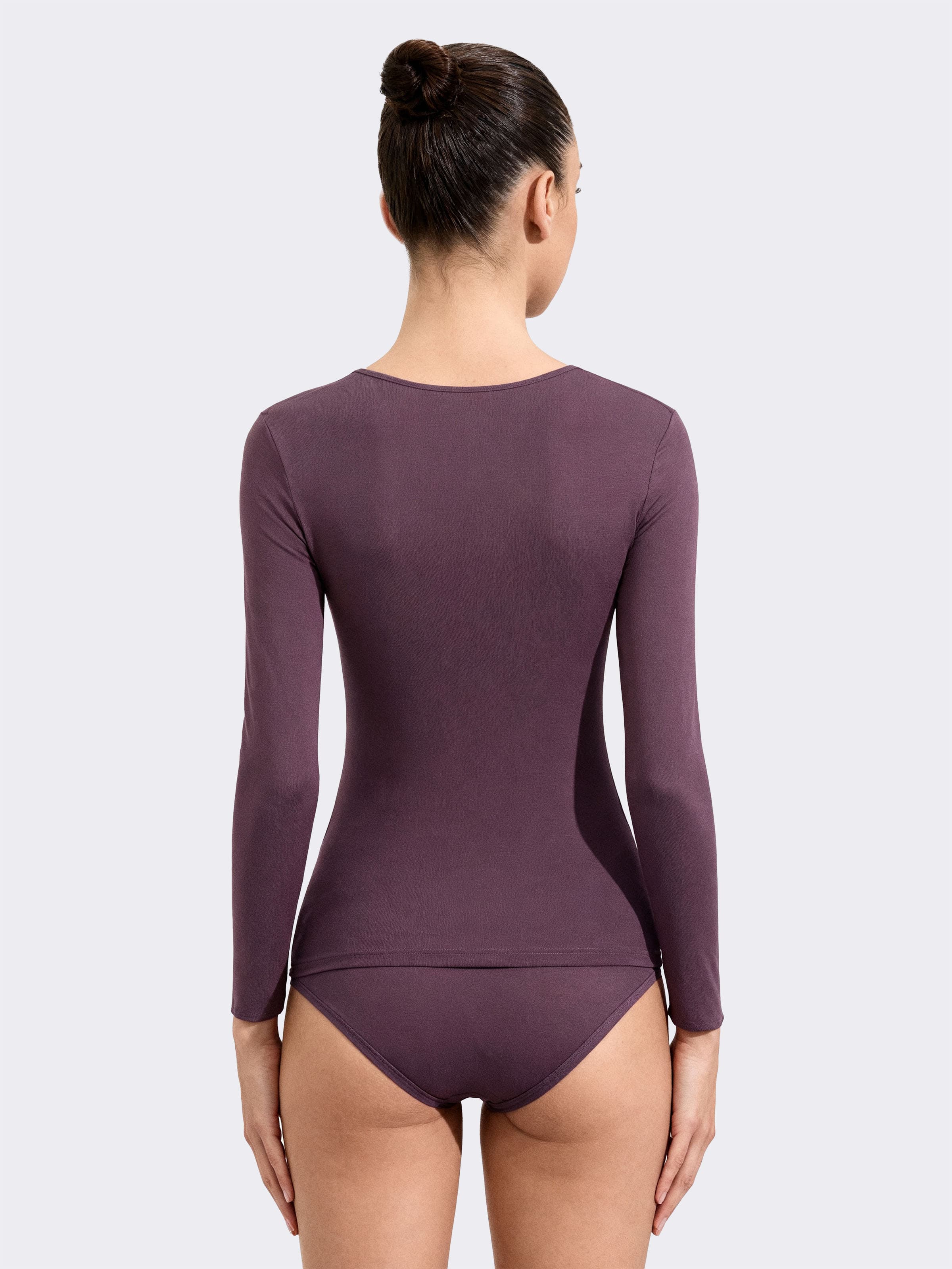 Maglia Donna con Cashmere e Pizzo Manica Lunga - Intima Elegante e Calda - Image 2