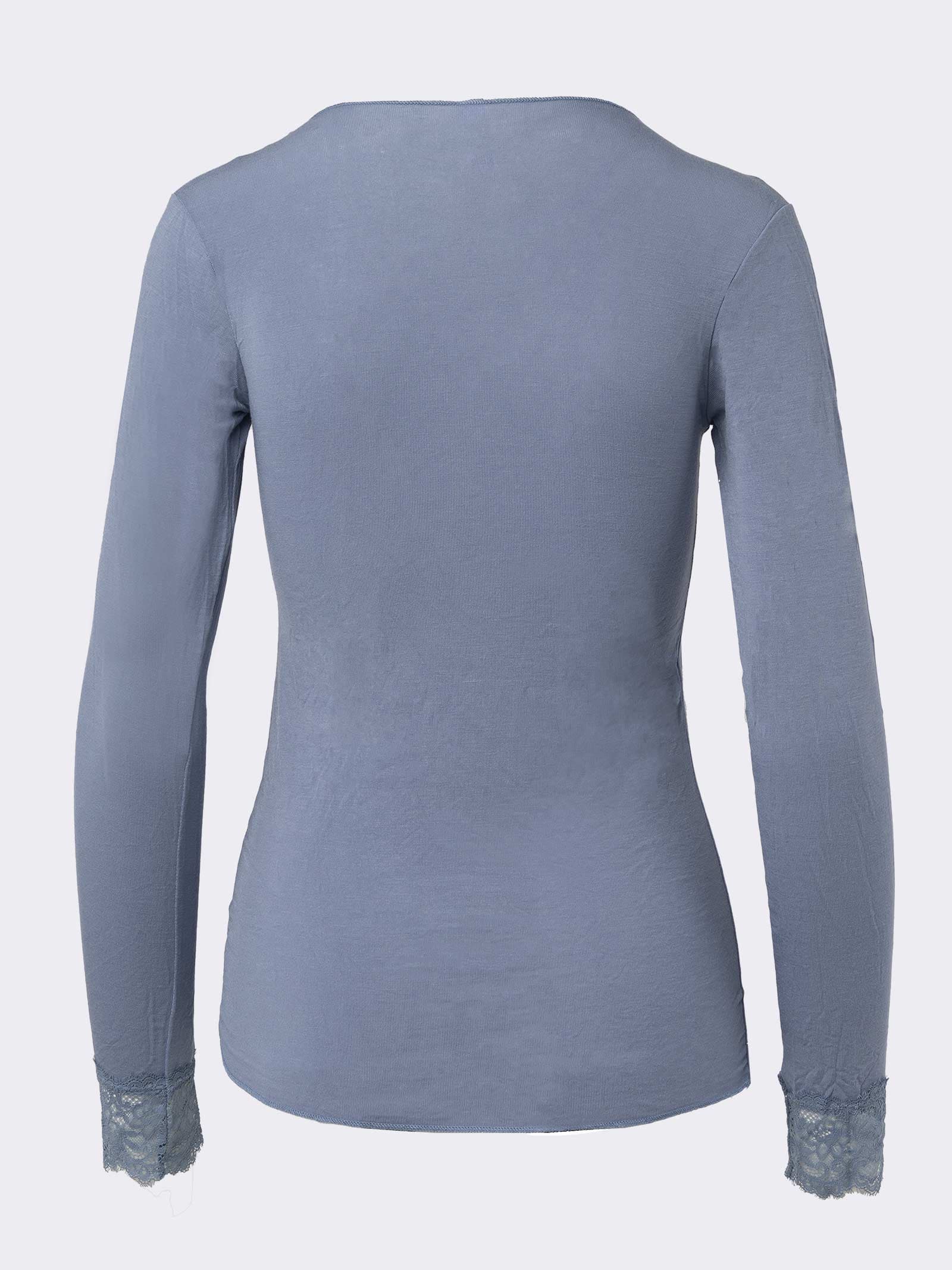 Maglia Donna con Cashmere e Pizzo Manica Lunga - Intima Elegante e Calda - Image 6