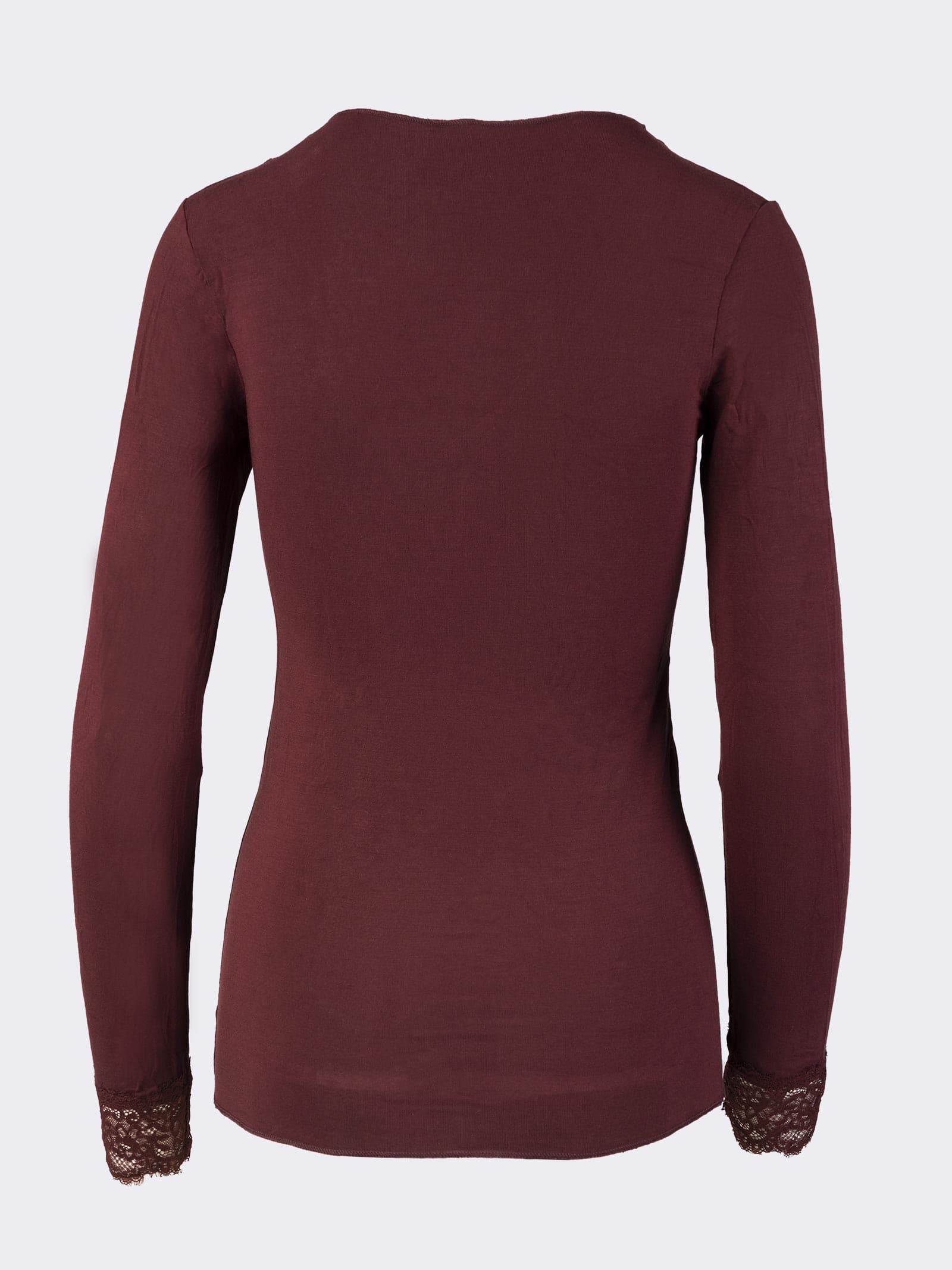 Maglia Donna con Cashmere e Pizzo Manica Lunga - Intima Elegante e Calda - Image 8