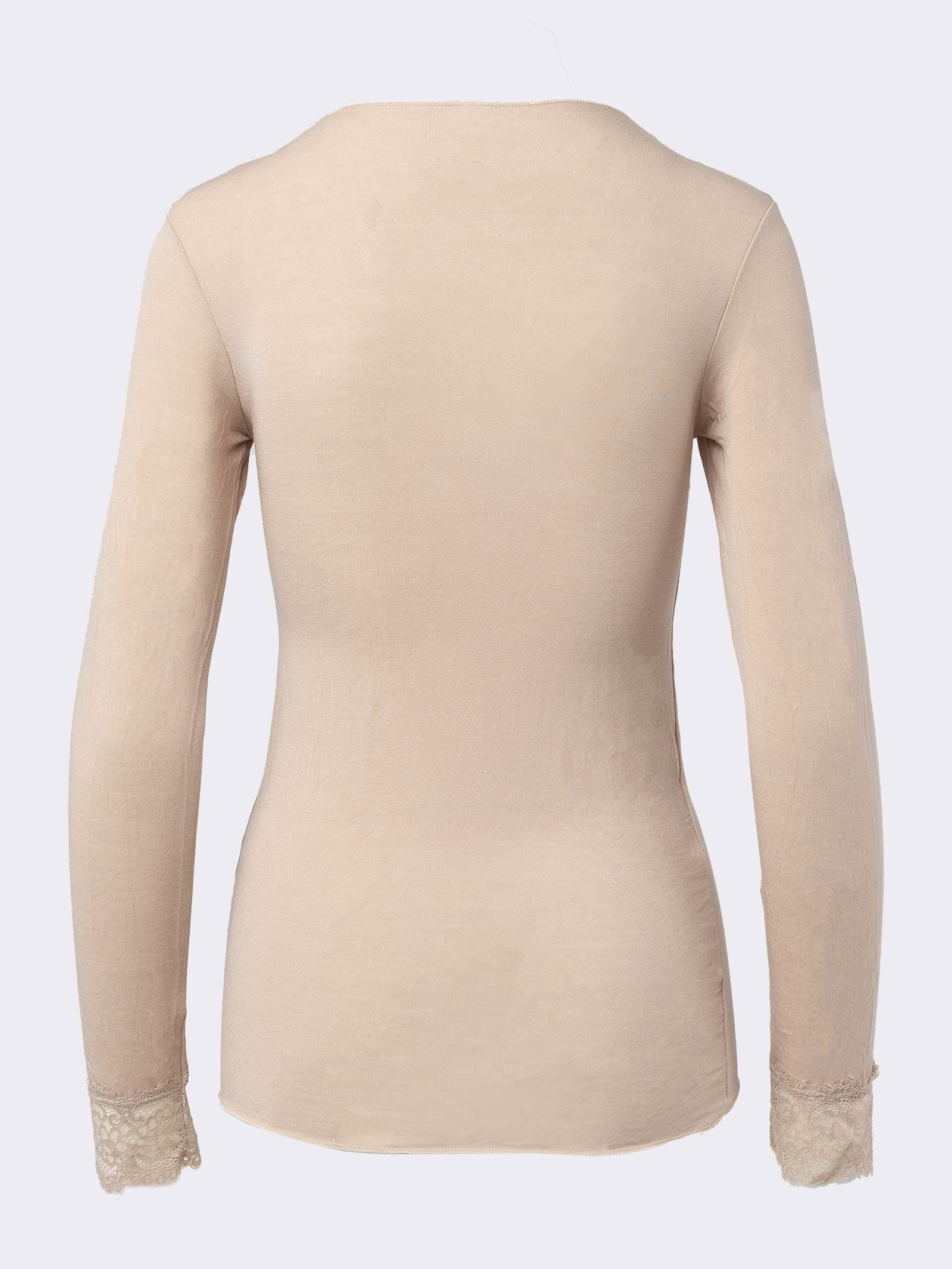 Maglia Donna con Cashmere e Pizzo Manica Lunga - Intima Elegante e Calda fullscreen 14