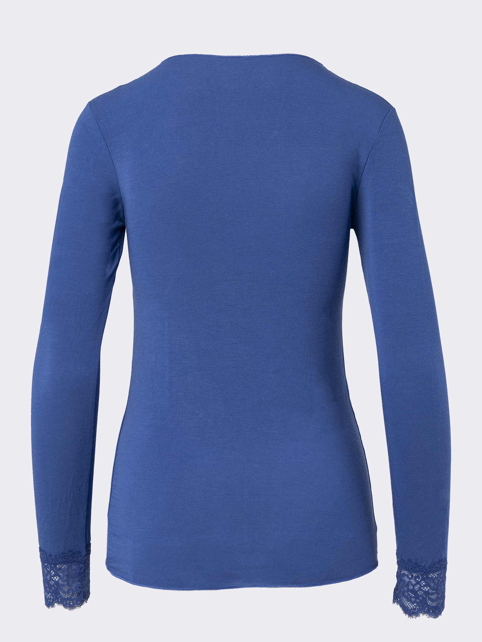 Maglia Donna con Cashmere e Pizzo Manica Lunga - Intima Elegante e Calda - Image 21
