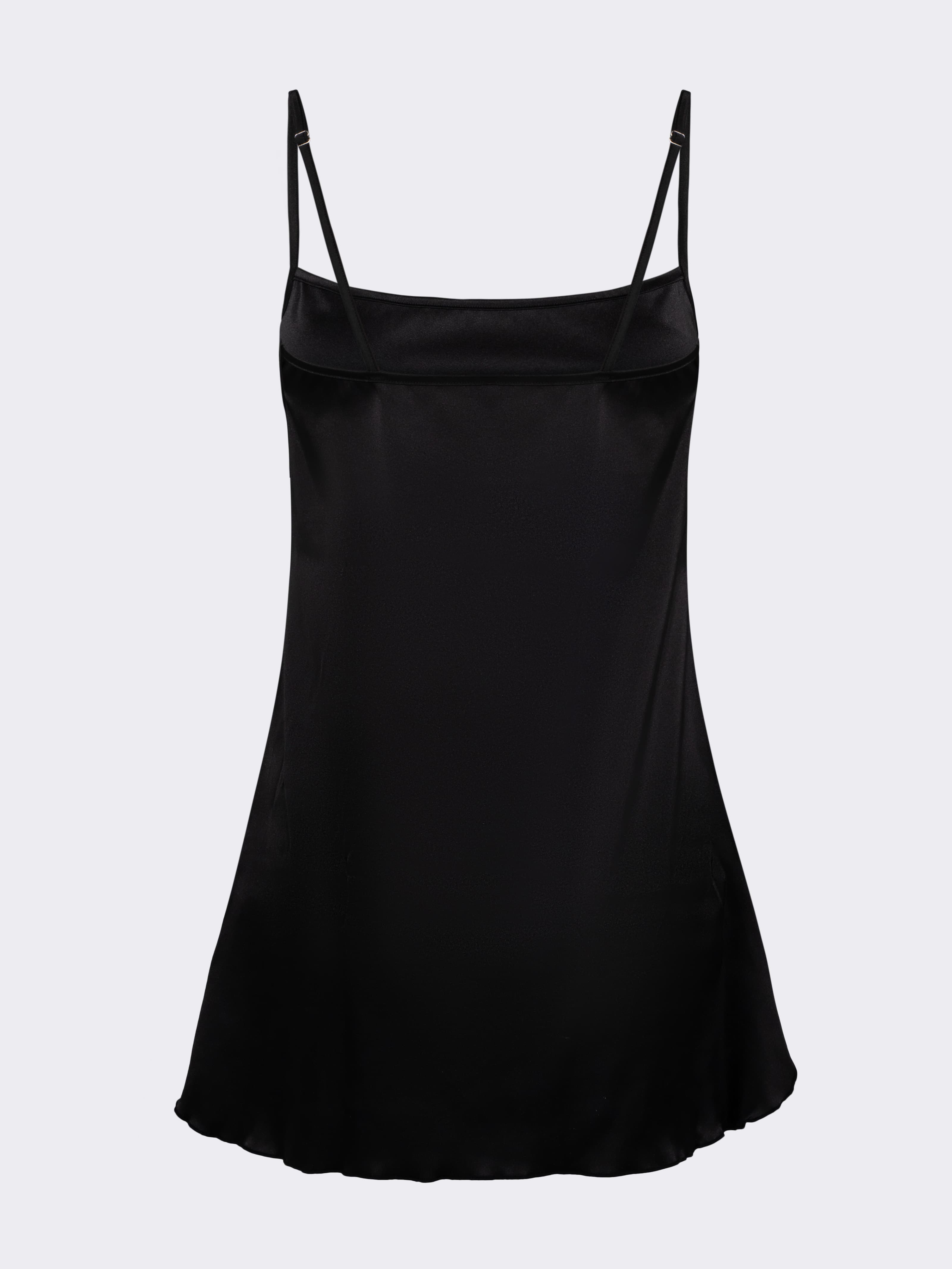 Babydoll Donna Effetto Seta Tinta Unita - Intimo - Image 4