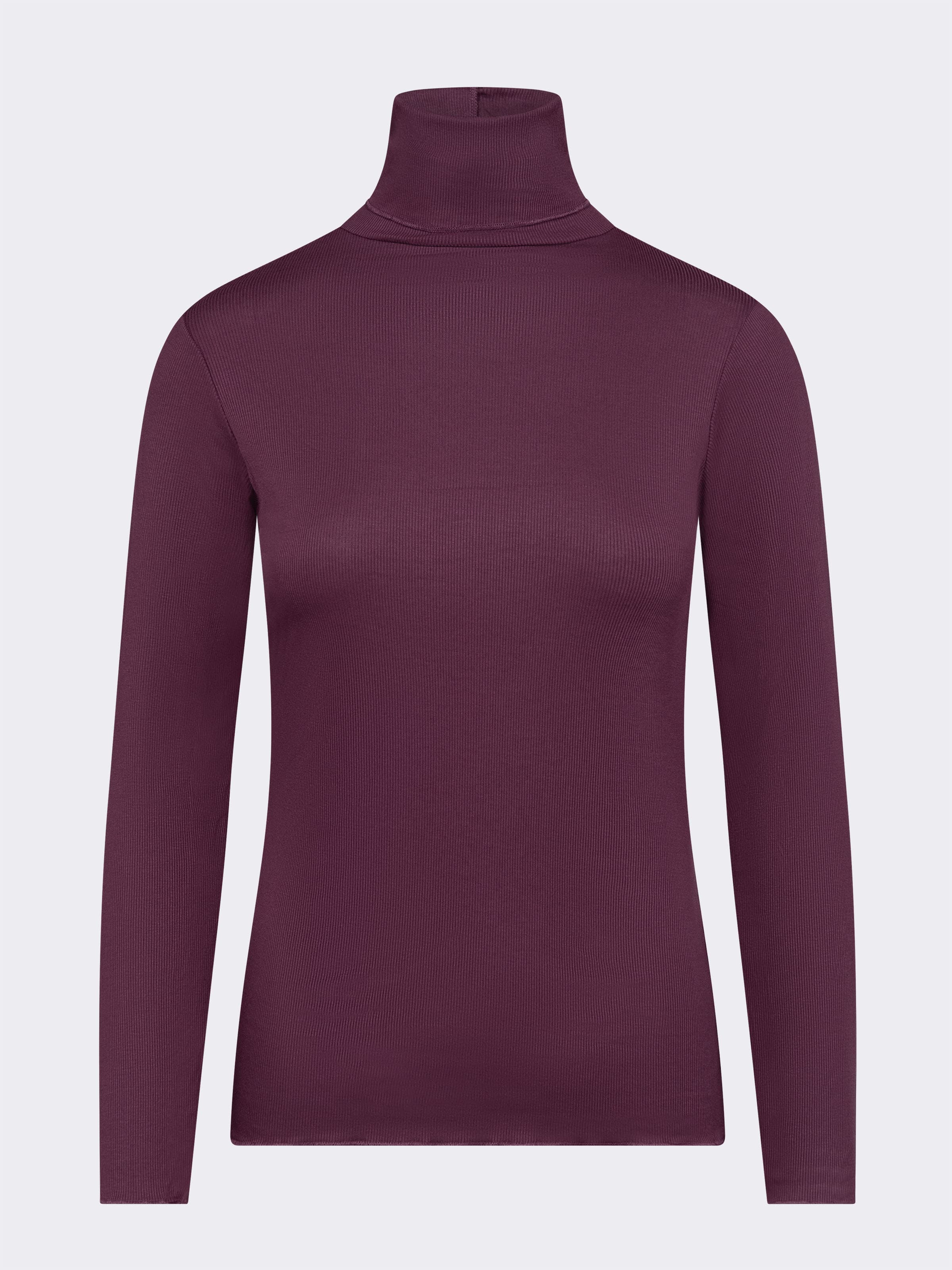 Maglia Intima Dolcevita Donna Manica Lunga a costina in Cashmere & Modal - Elegante e Calda - Image 4