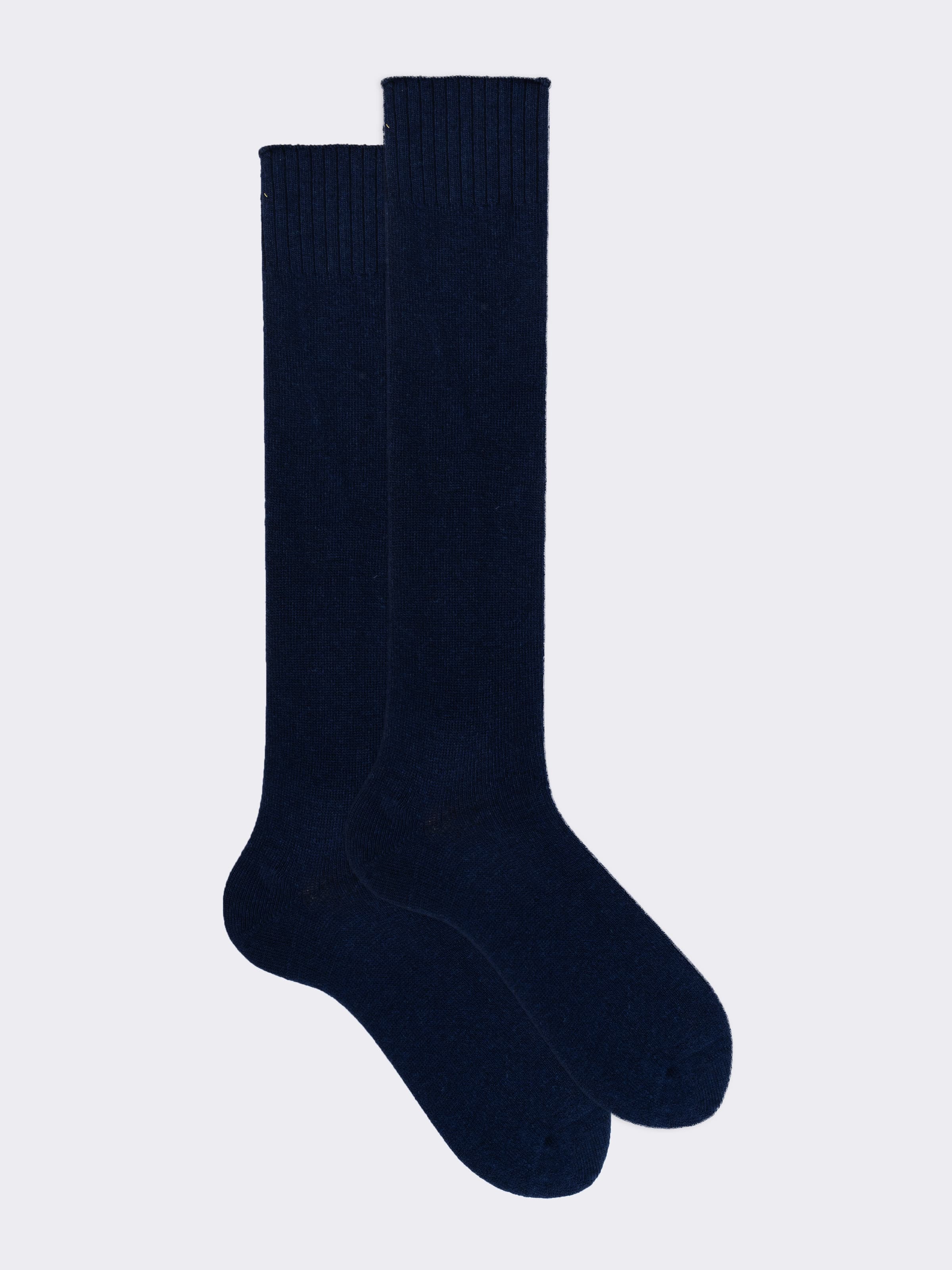 Scatola Regalo 3 paia calze lunghe tinta Unita in misto Cashmere - Image 4