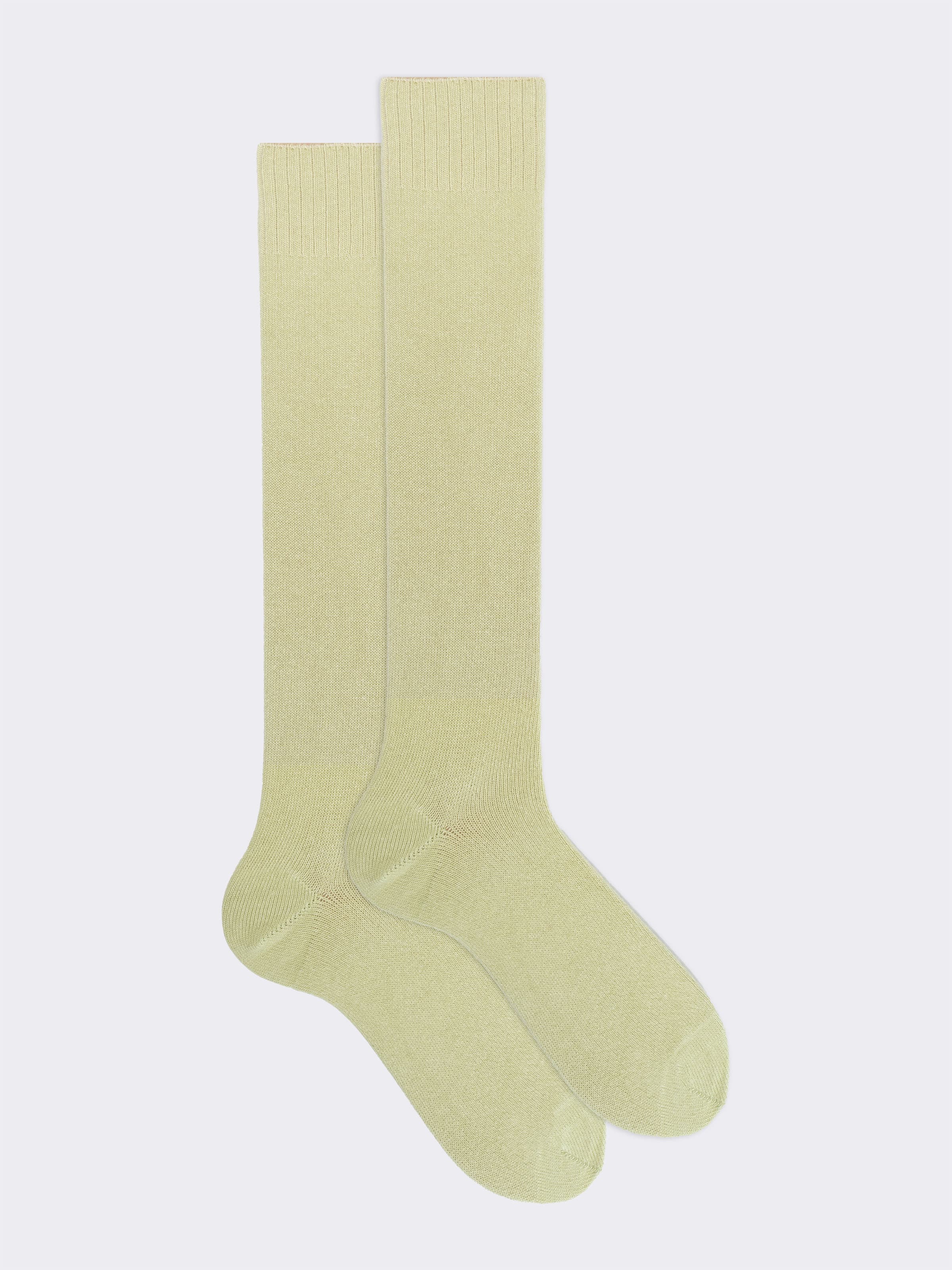 Scatola Regalo 3 paia calze Lunghe tinta unita in misto Cashmere - Image 4