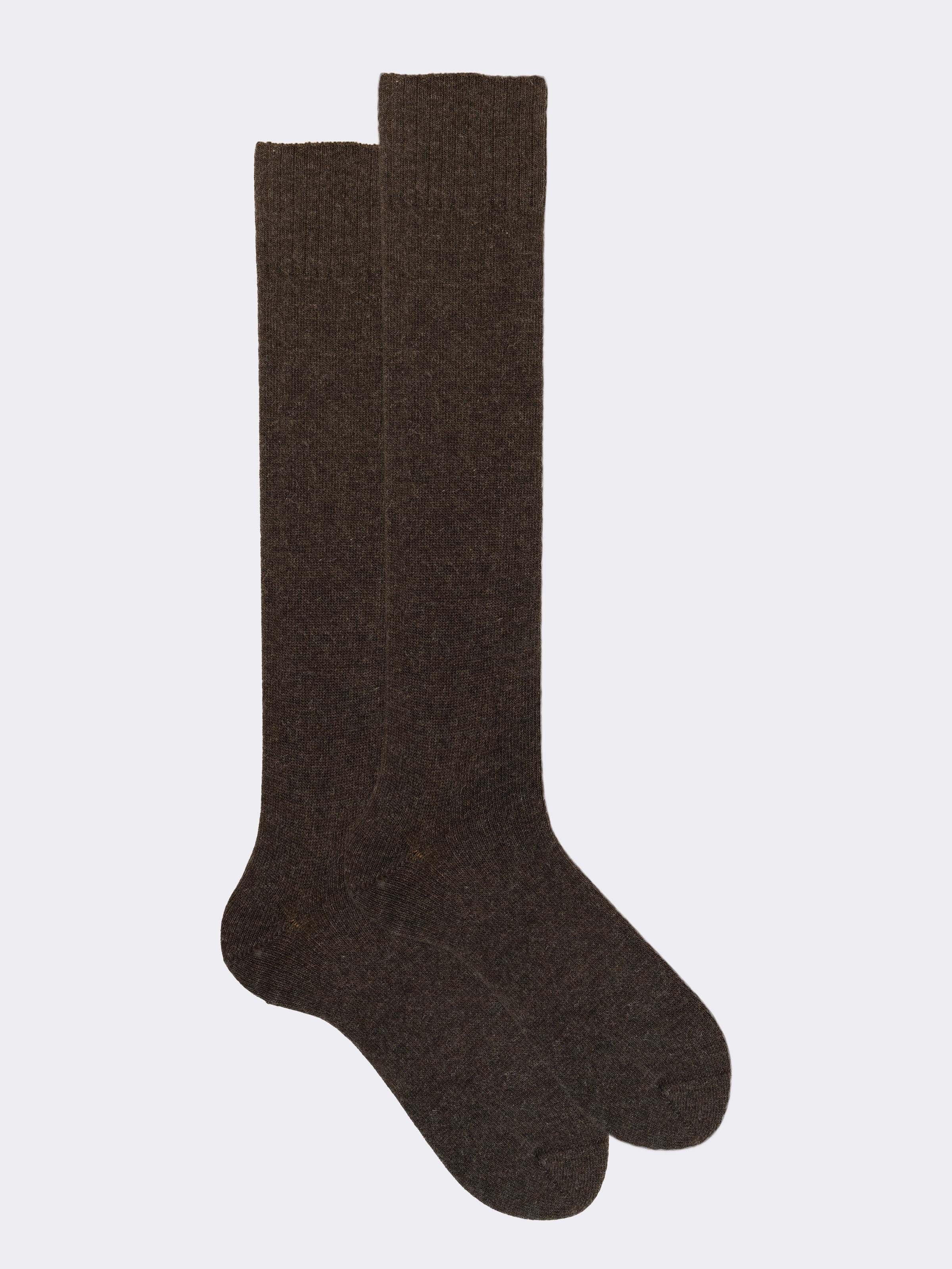 Scatola Regalo 3 paia calze Lunghe tinta unita in misto Cashmere - Image 6