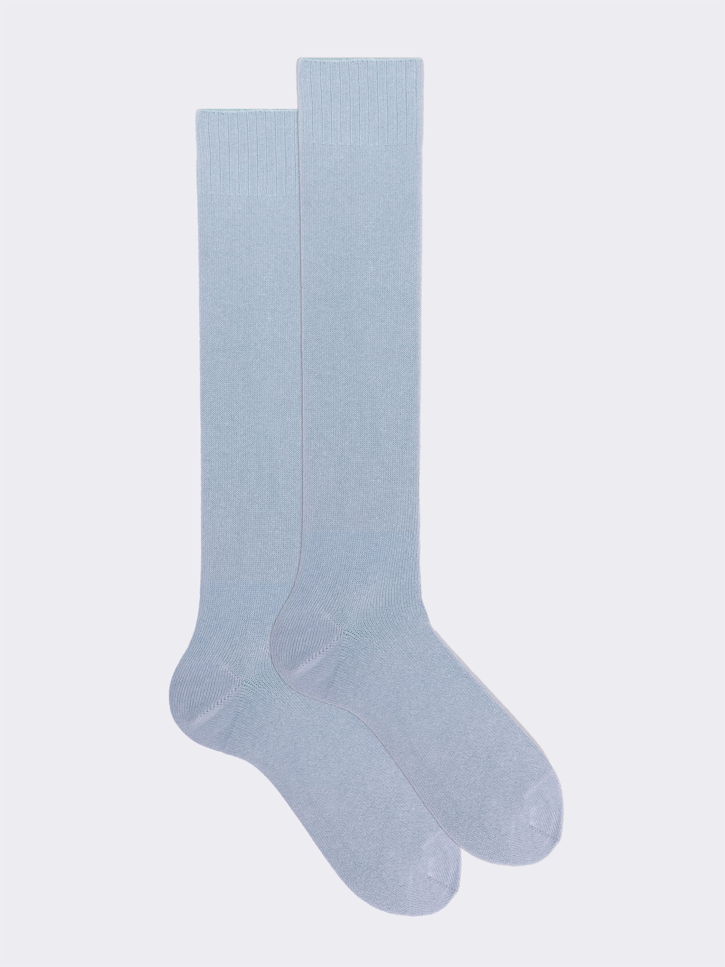 Scatola Regalo 3 paia calze Lunghe tinta unita in misto Cashmere - Image 5
