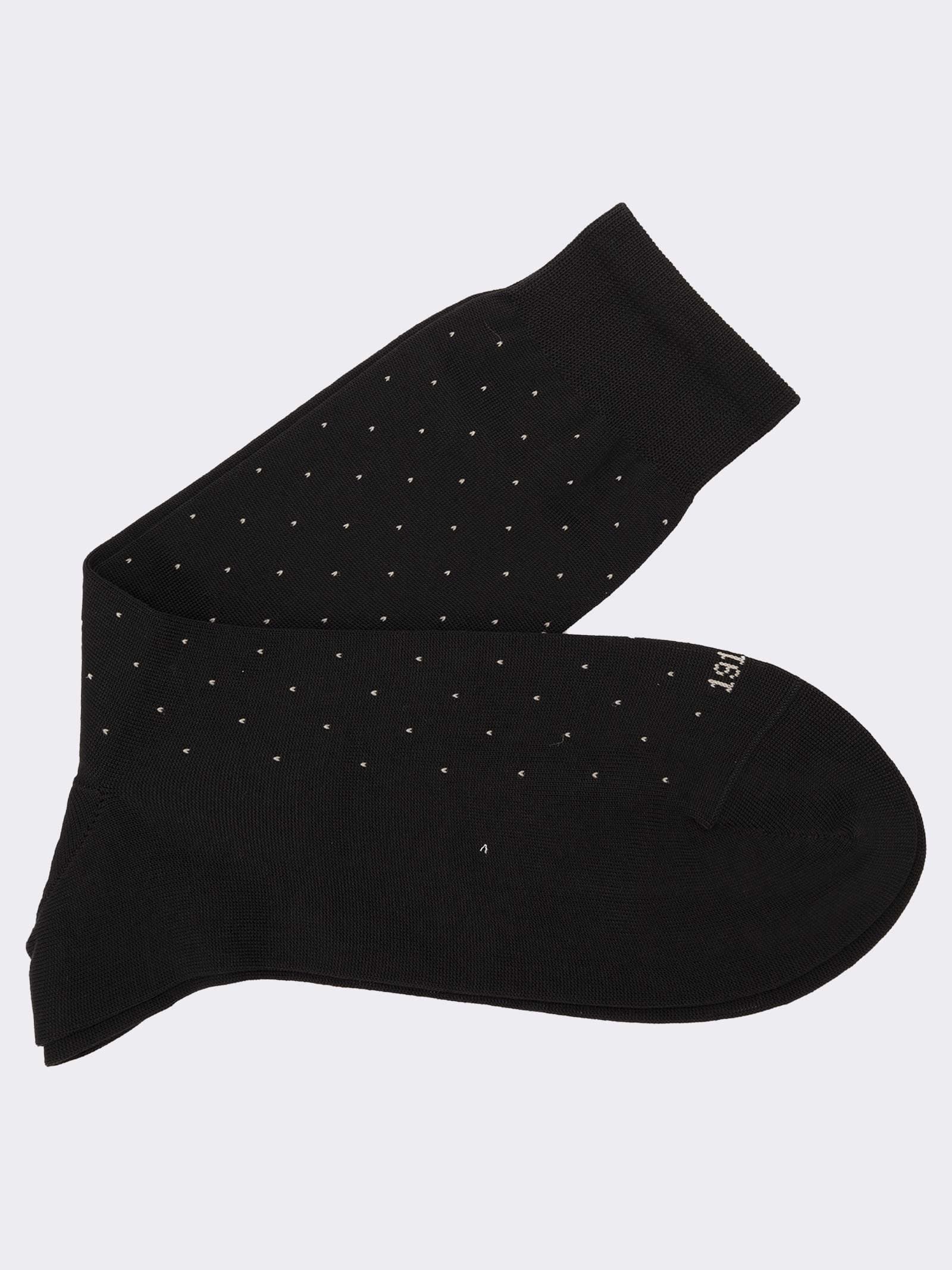 Calze Corte Uomo in Fresco Cotone con Design a Pizzo - Eleganti e Traspiranti - Image 1