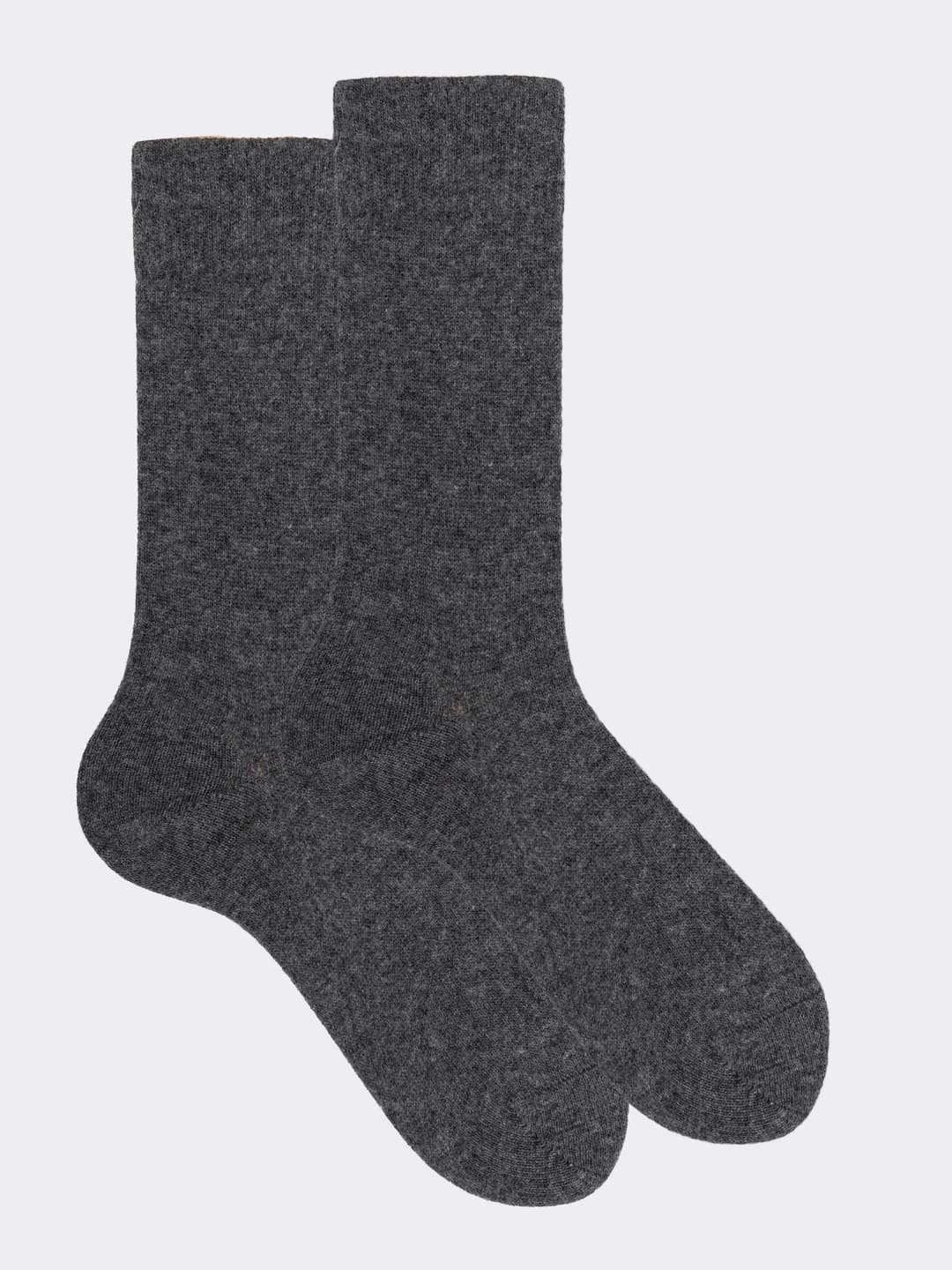Calze Corte Uomo in Misto Lana e Cashmere - Made in Italy