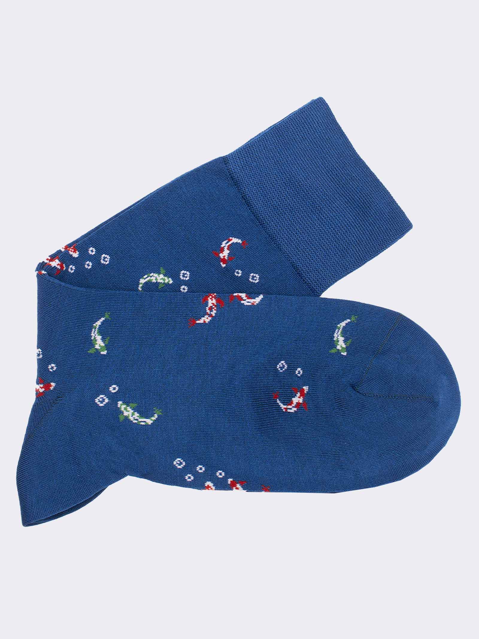 Calze Corte Uomo Fantasia in Fresco Cotone - Design Elegante - Image 3