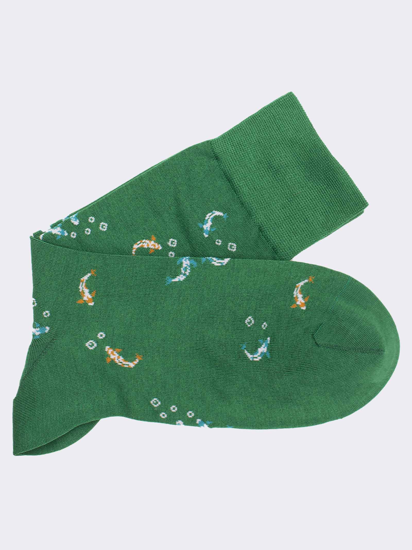 Calze Corte Uomo Fantasia in Fresco Cotone - Design Elegante - Image 4