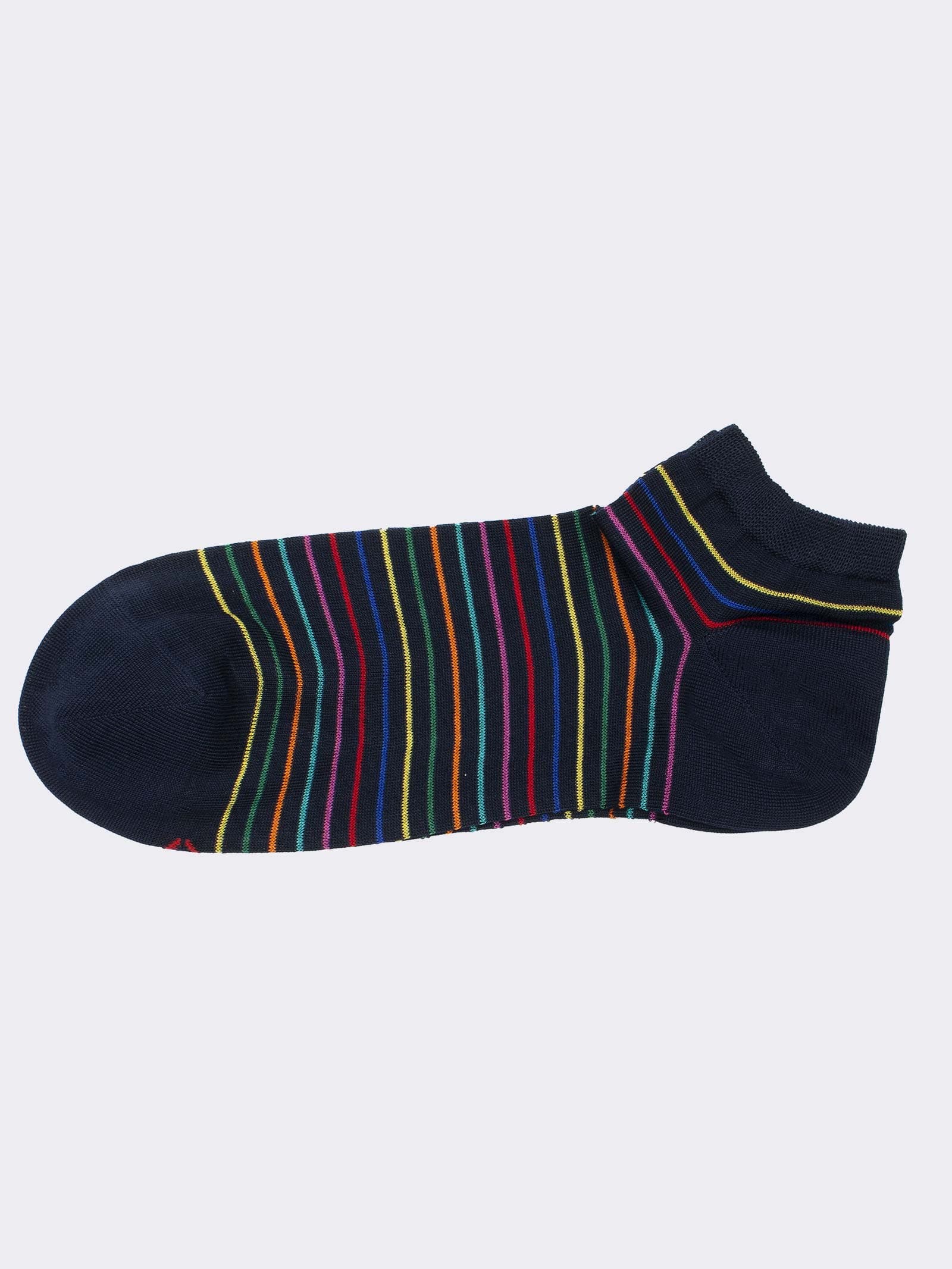 Calzini Uomo Pariscarpa a Righe - Design Vivace in Fresco Cotone