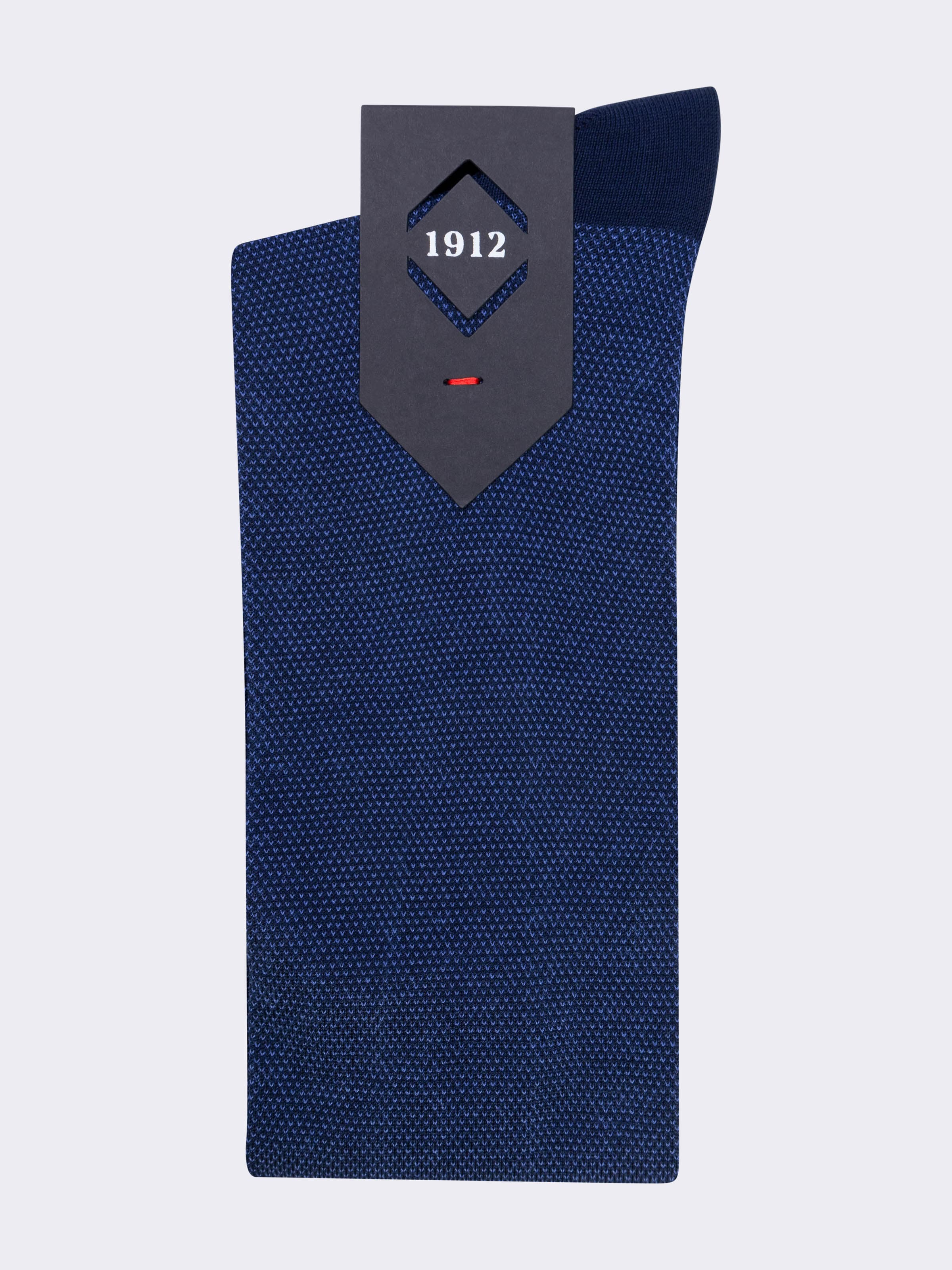 Calze Uomo Eleganti Lunghe in Fresco Cotone Fantasia Oxford - Image 3
