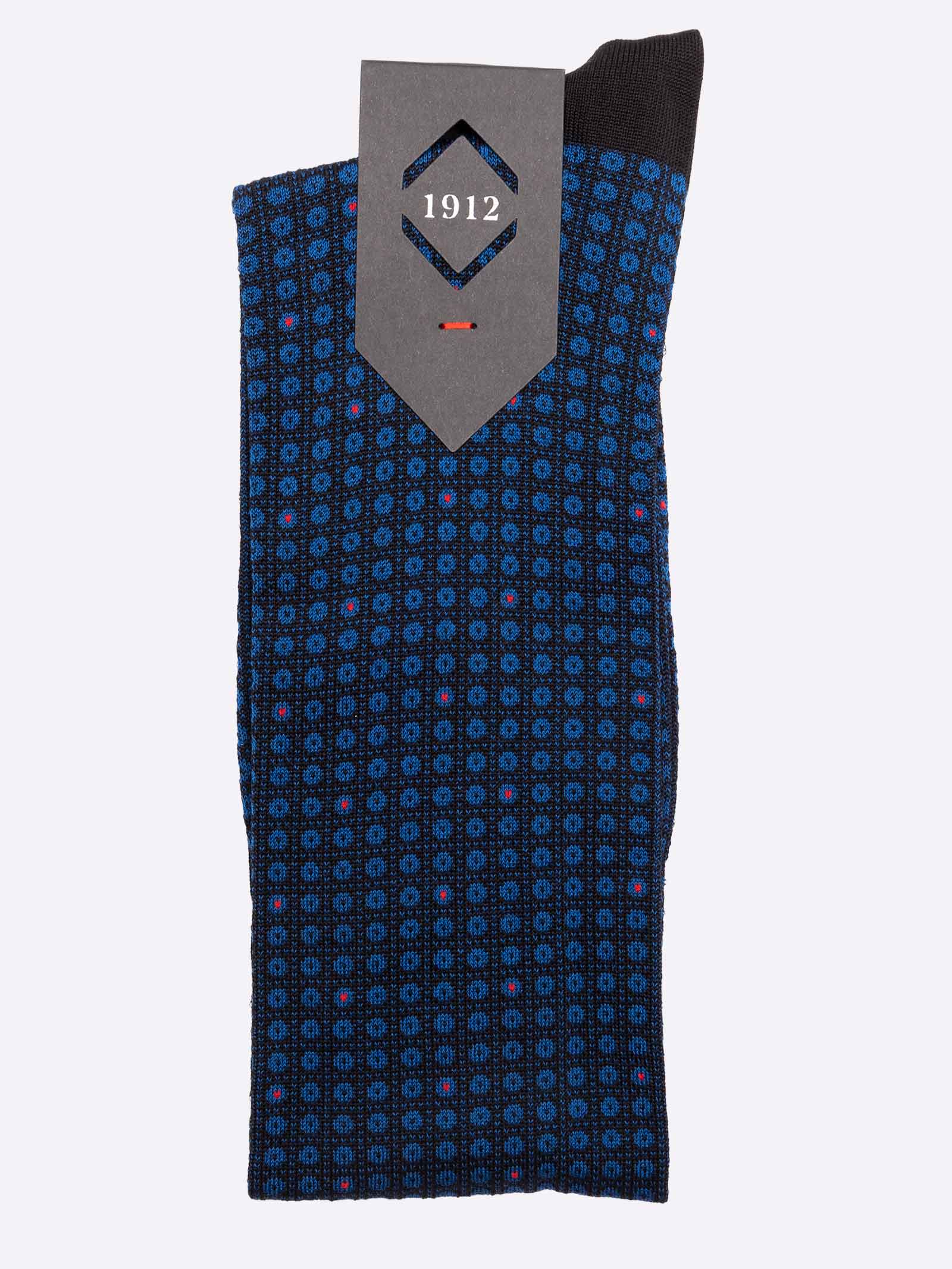 Calzini Uomo Eleganti in Cotone con Micro Pattern - Lunghi - Image 3