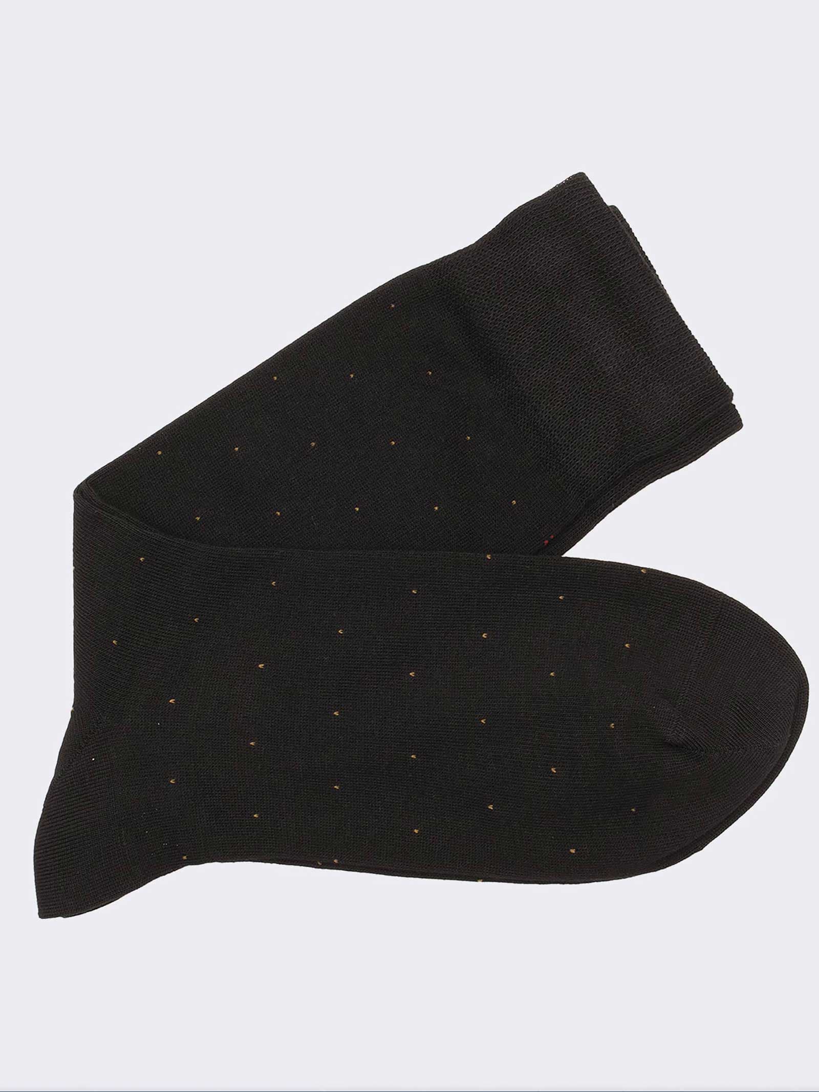 Calzini Corti Uomo a Pois - Eleganti in Caldo Cotone - Image 1