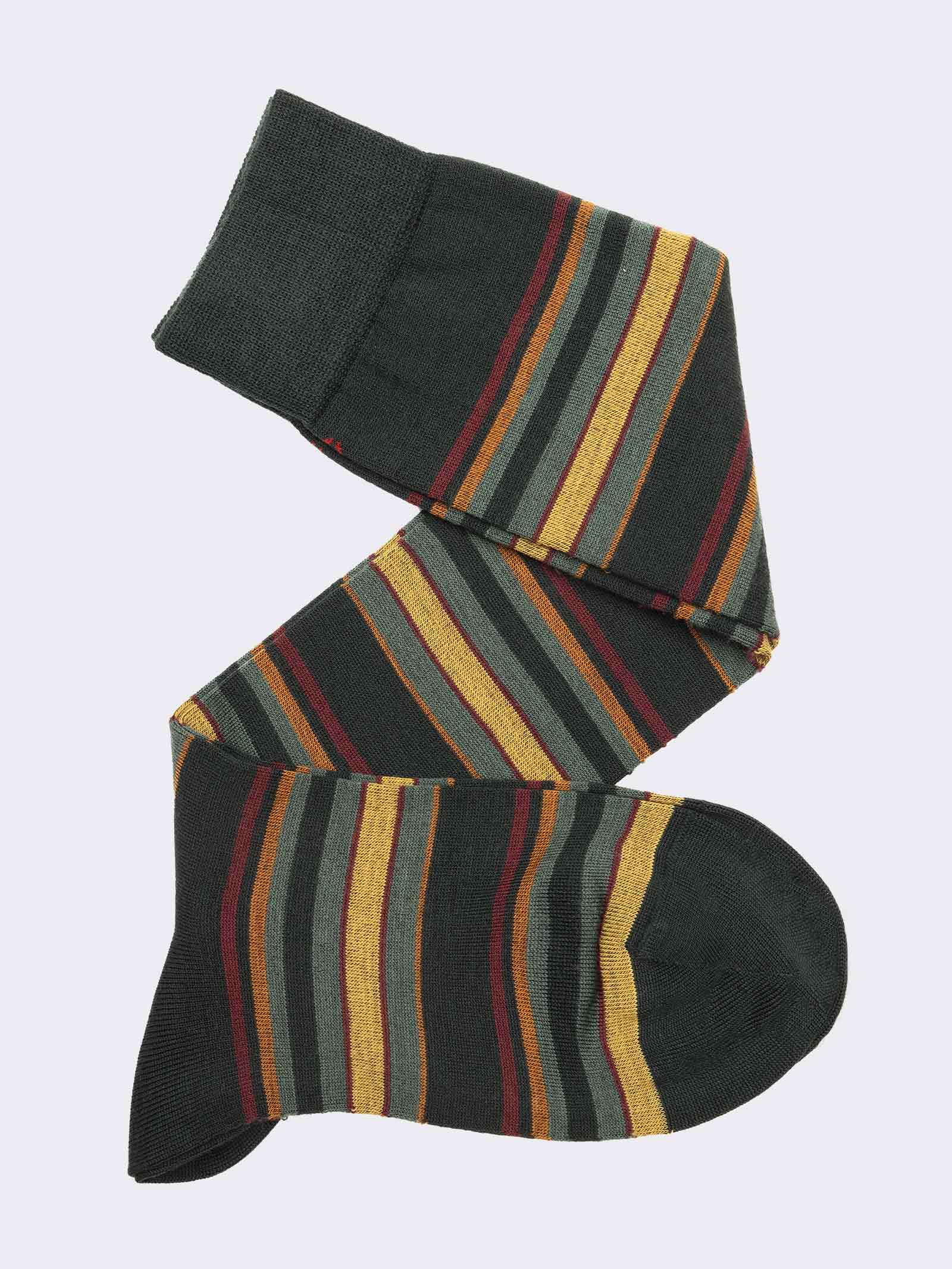 Calzini Uomo a Righe in Pregiata Lana - Eleganti e Confortevoli - Image 4