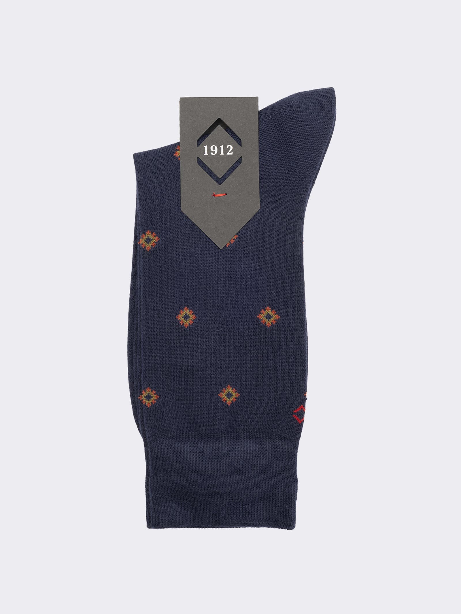 Calze lunghe uomo mini Rombi in caldo Cotone - Made in Italy - Image 2