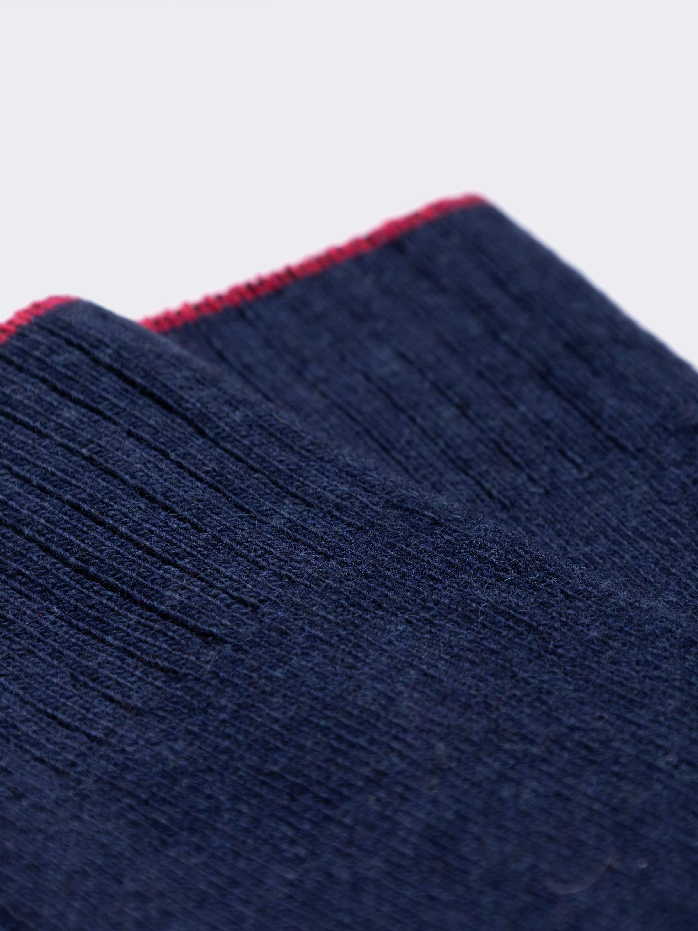 Calze corte donna con punta e tallone a Contrasto in misto Cashmere - Image 2