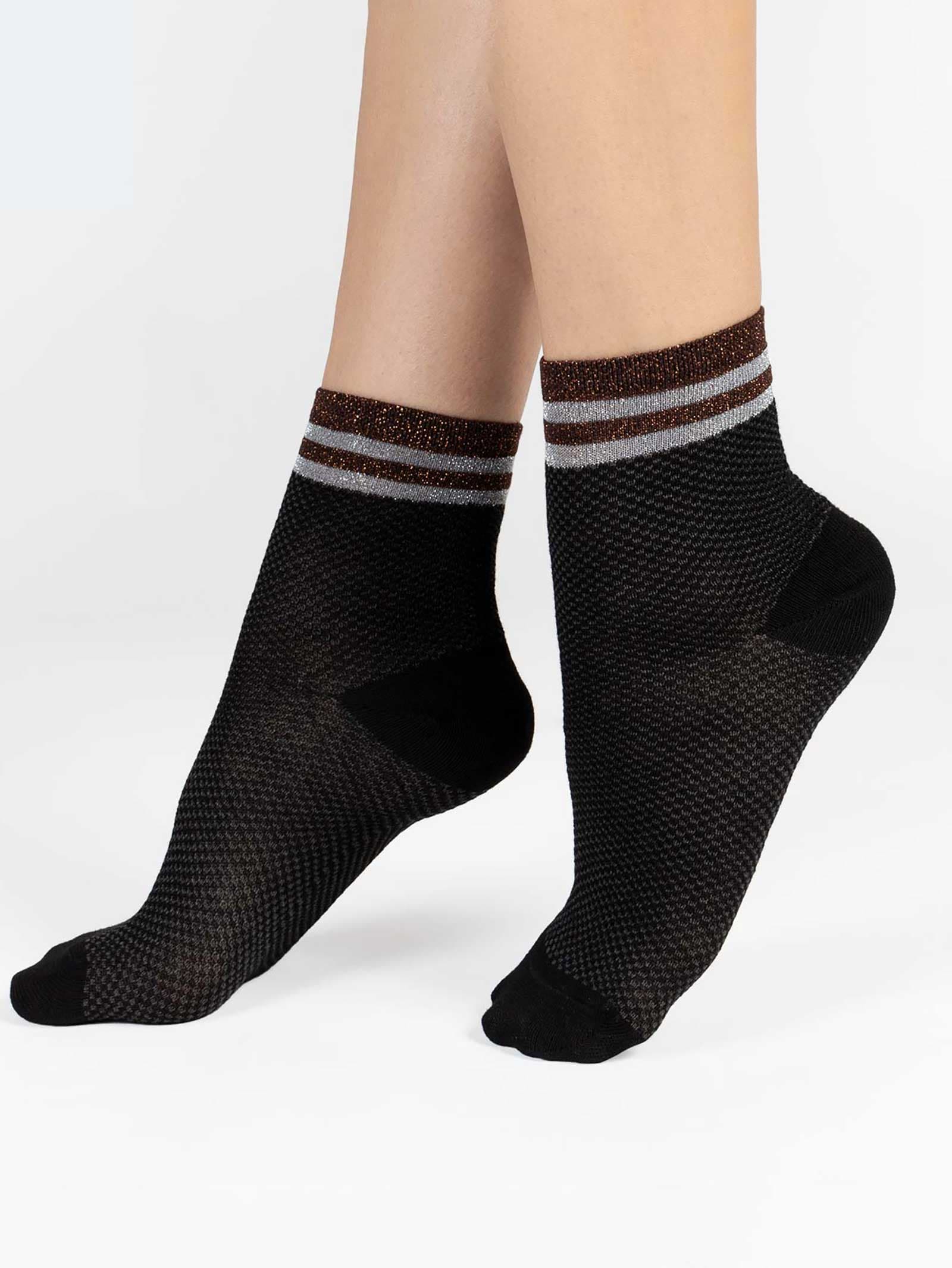 Calzini Corti Donna Fantasia in Caldo Cotone - Design Moderno ed Elegante - Image 1