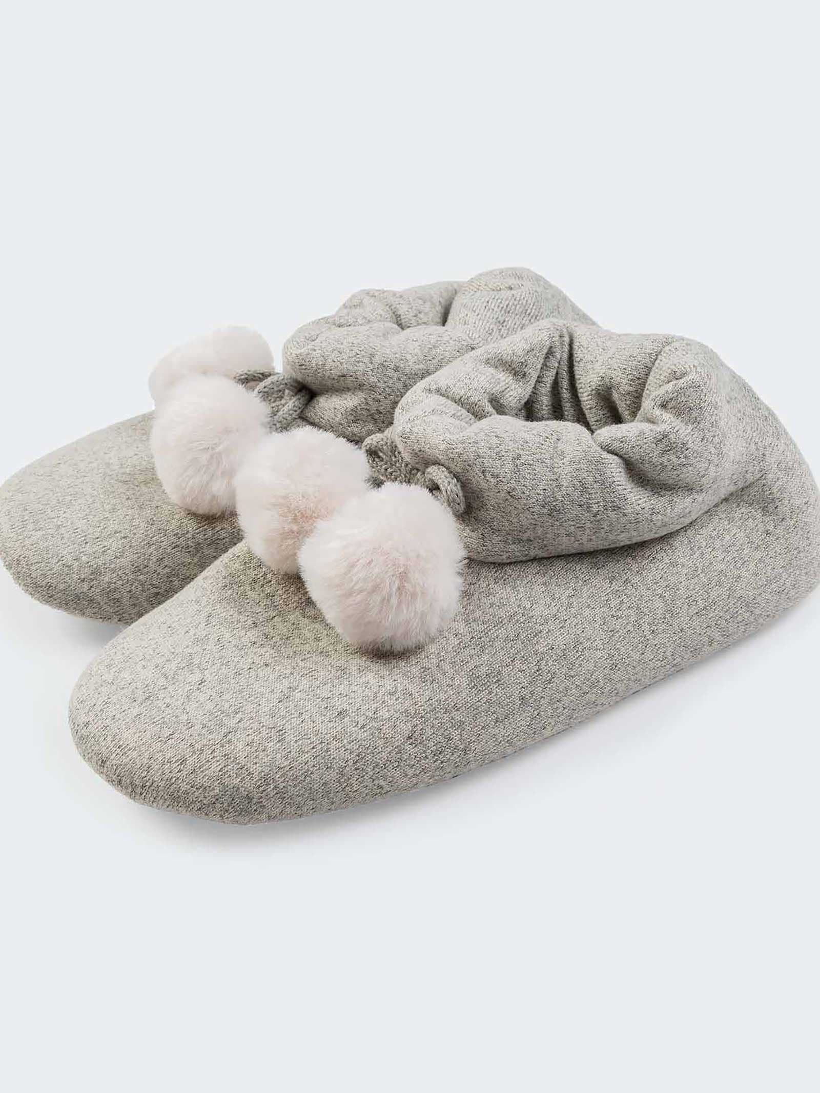 Pantofole Unisex con Pompon - Comfort Elegante per Casa - Image 1