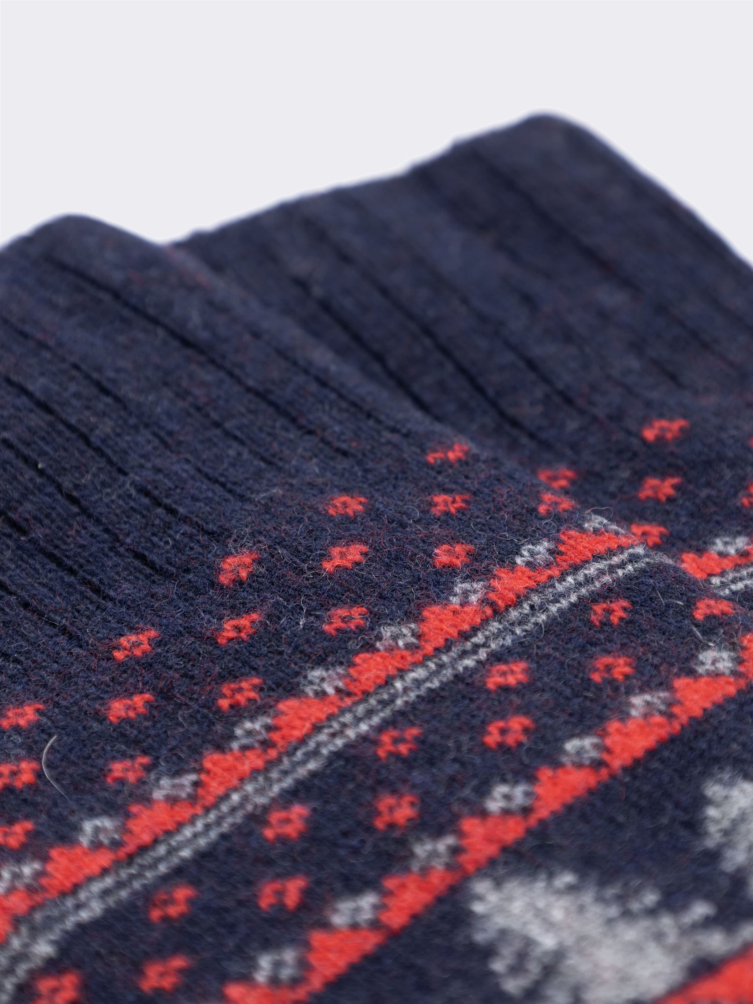 Calze lunghe uomo fantasia Natalizia in misto Cashmere - Image 2