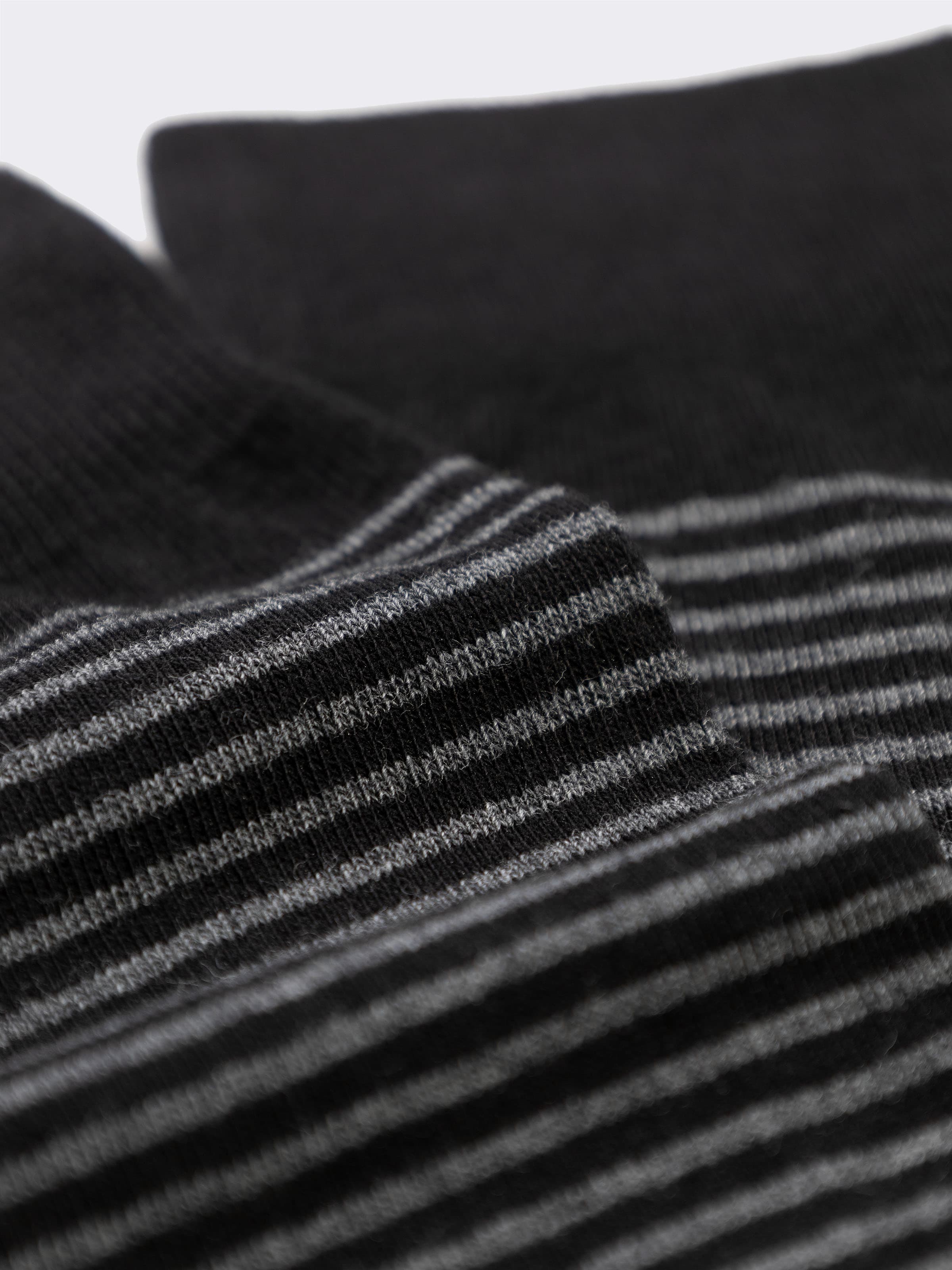 Calze Lunghe Uomo Fantasia a Righe in Caldo Cotone Made in Italy - Image 2