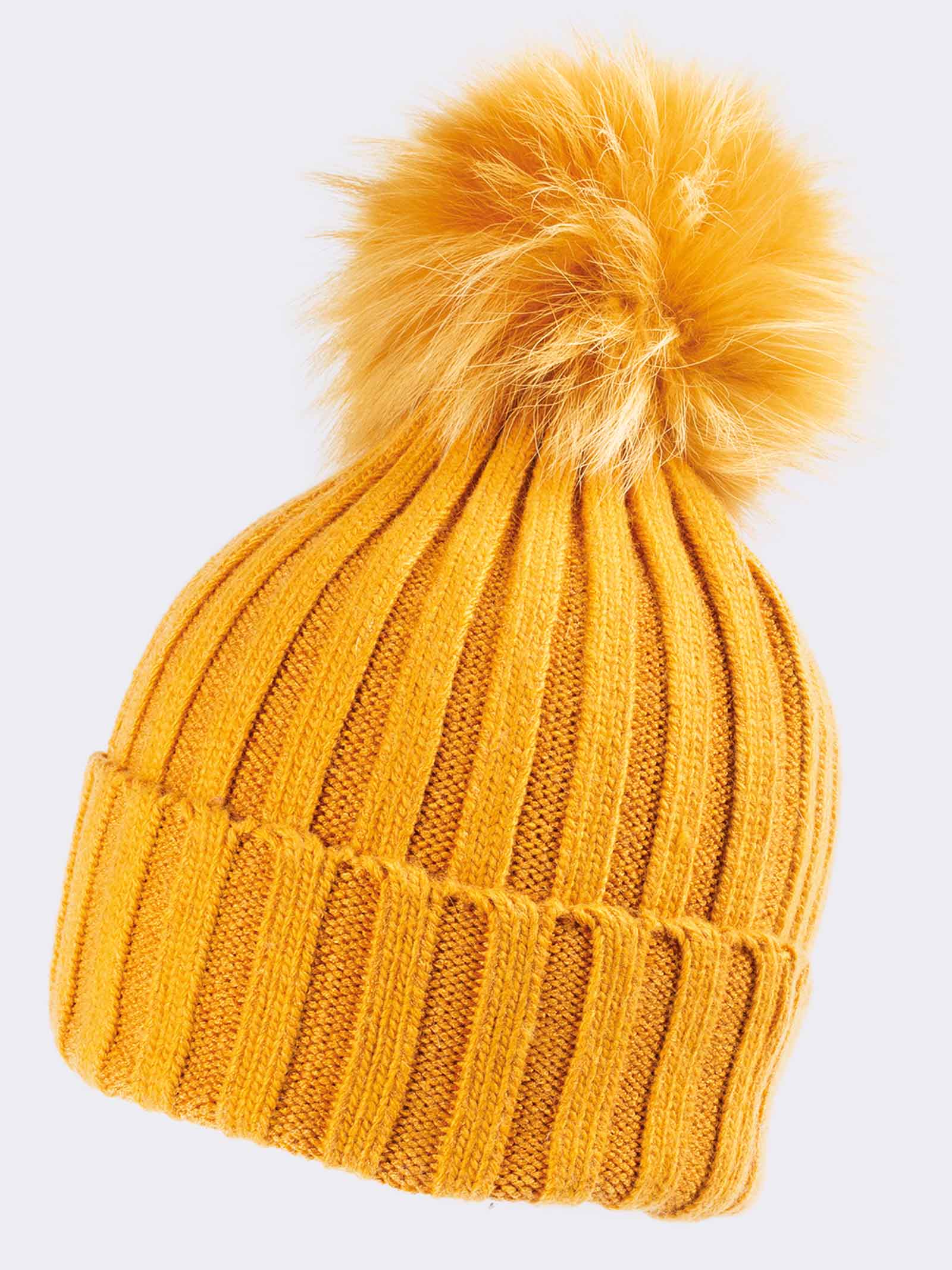 Berretto Donna Invernale con Pompon - Elegante Cappello in Maglia - Image 1