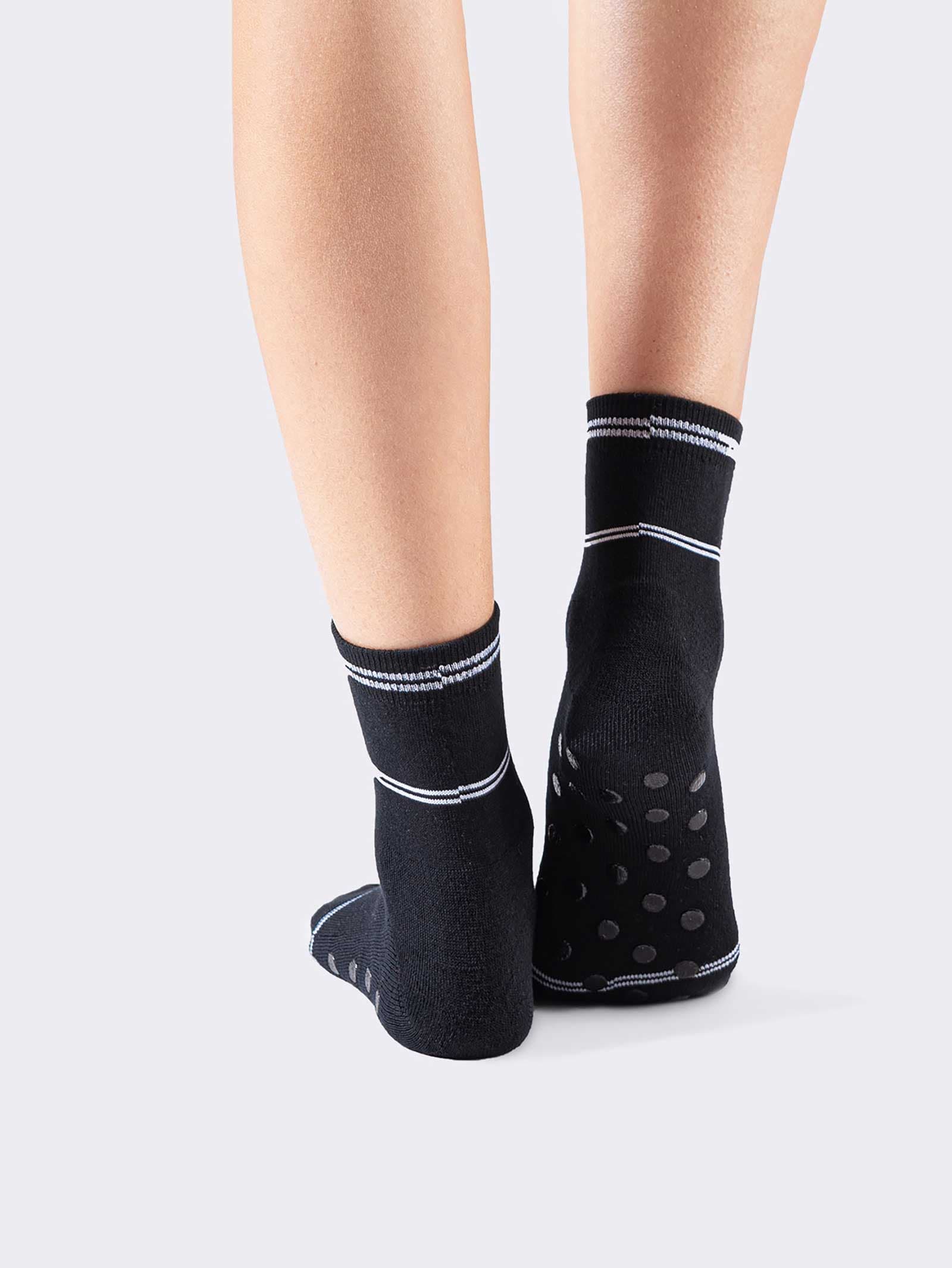 Calzini Corti Donna Antiscivolo in Cotone - Comfort Elegante - Image 2