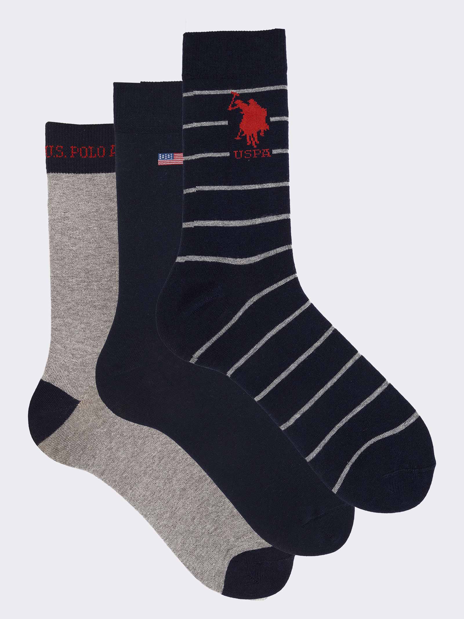 Calzini Corti Fantasia U.S. POLO ASSN. - set 3 Paia - Comfort in Caldo Cotone - Image 1