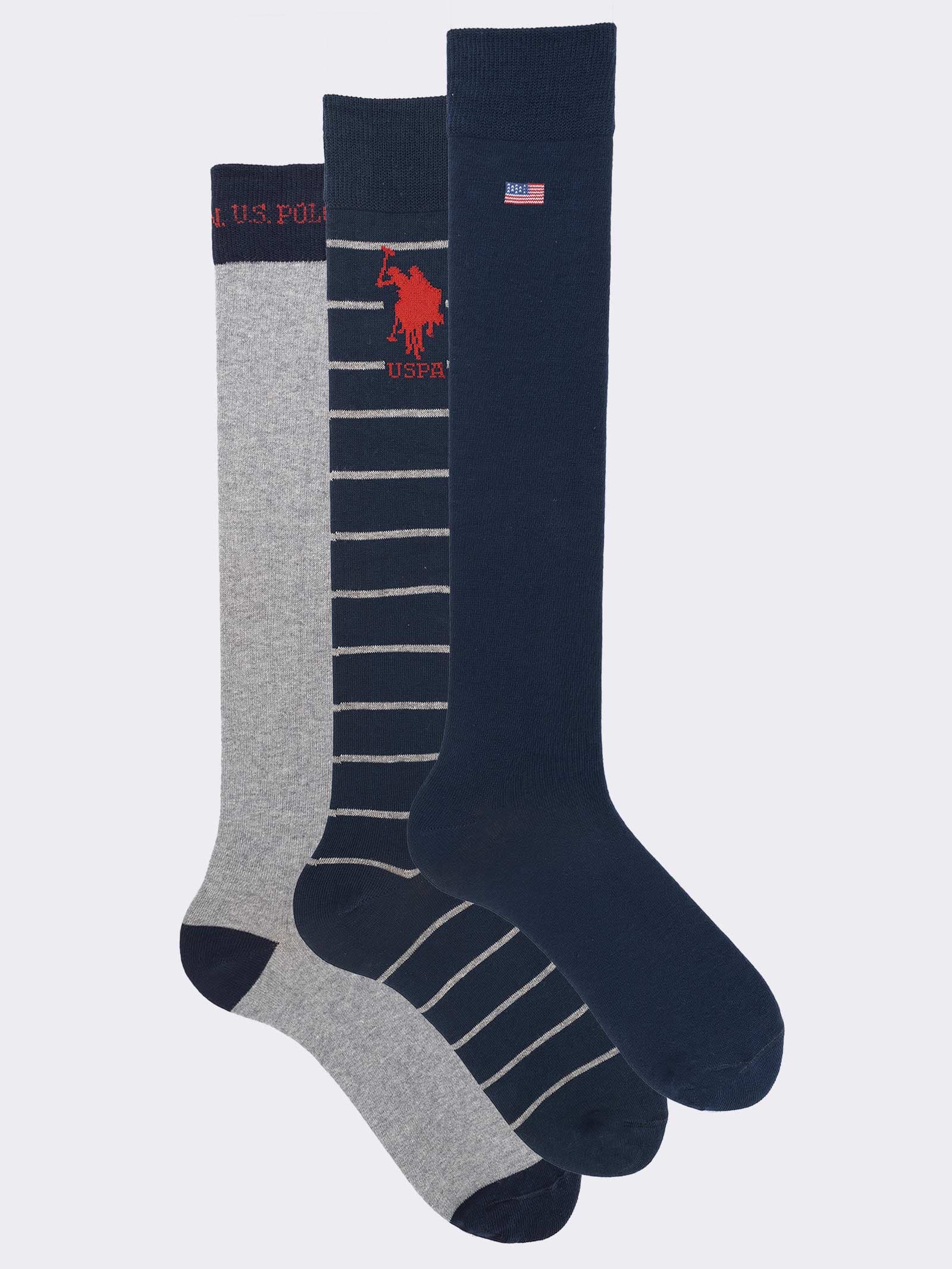Calze Uomo U.S. POLO ASSN. Lunghe Fantasia - set 3 Paia - Image 1