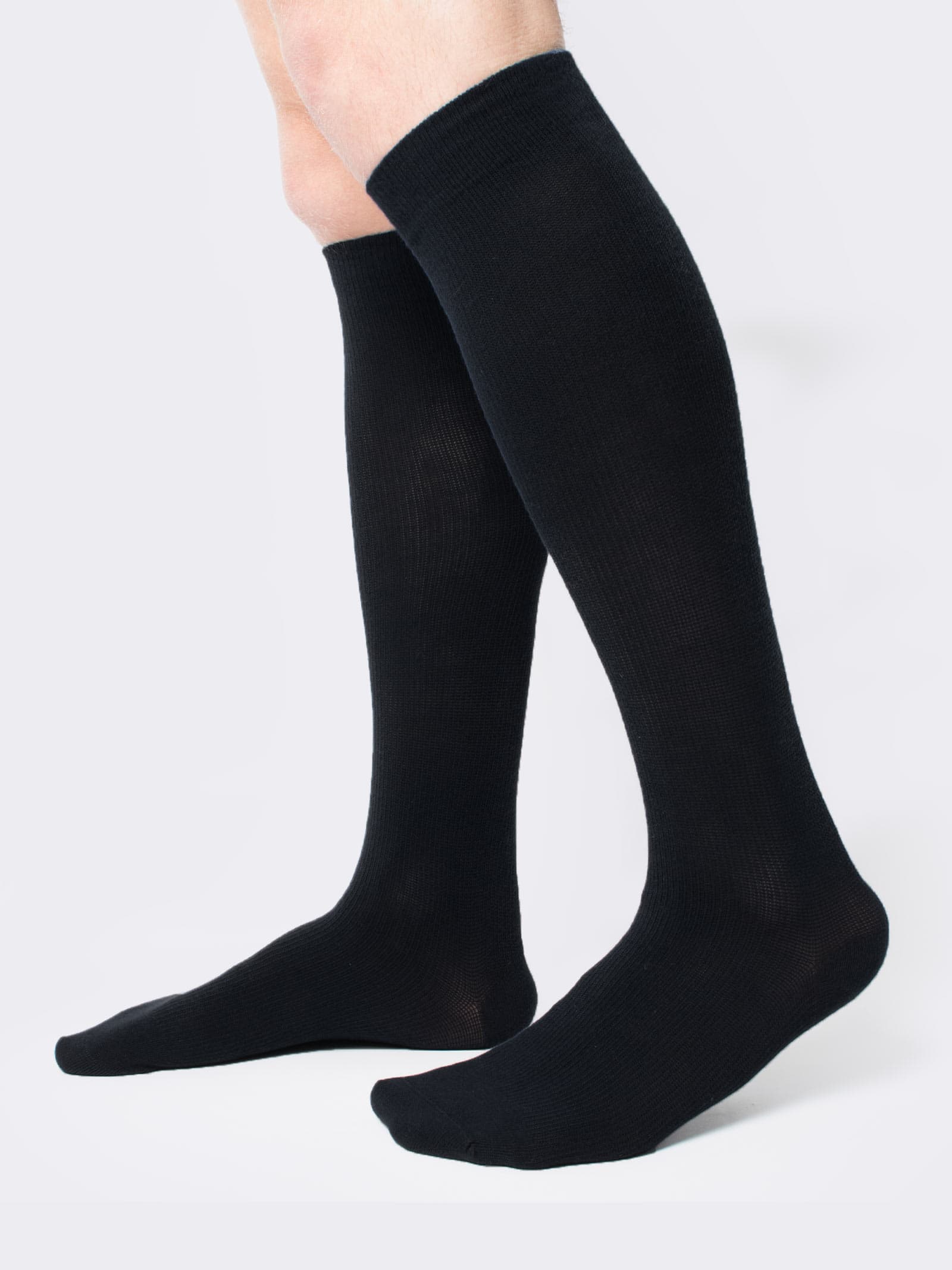 Calze a Compressione Graduata in Cotone Stretch Comfort Premium