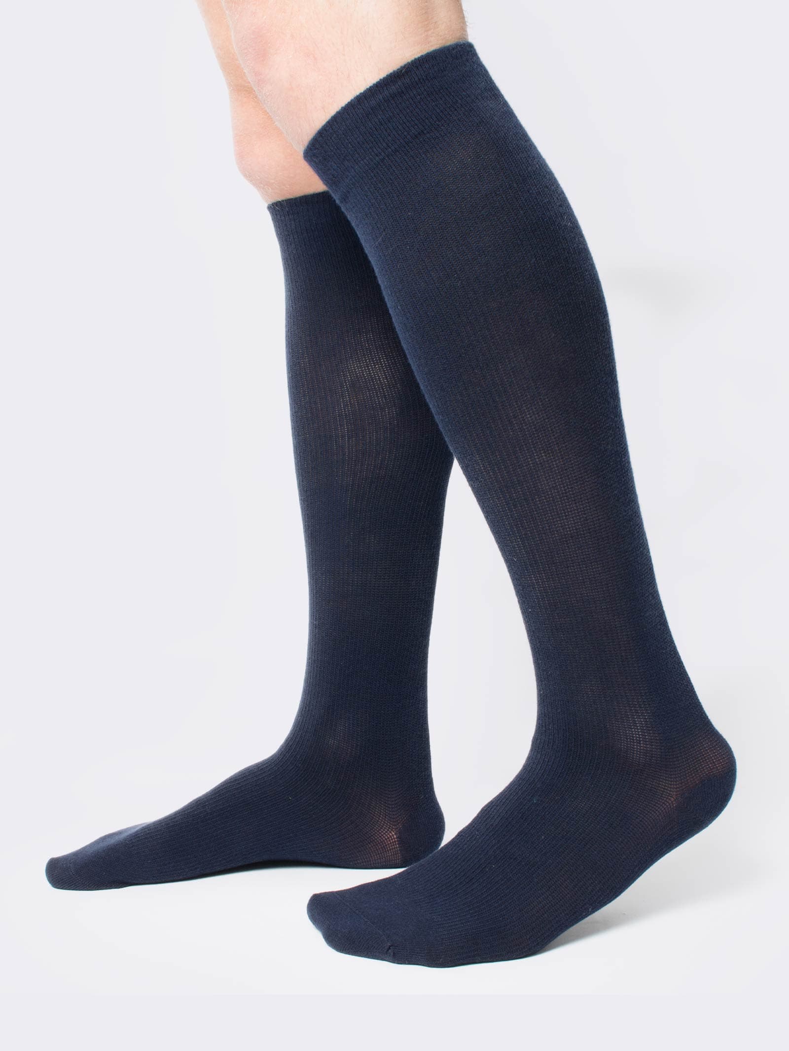 Calze a Compressione Graduata in Cotone Stretch Comfort Premium - Image 1