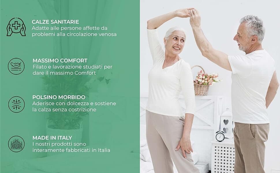 Calze Sanitarie per Diabetici: Comfort e Salute nelle Calze Senza Elastico Made in Italy
